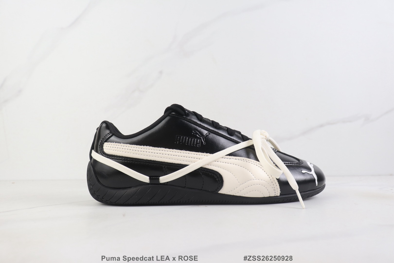 💰P130🔺Puma Speedcat LEA x ROSE 联名款 彪马低帮复古休闲鞋 绑带 牛皮材质赛车鞋 真标带半码 Size:35-45码                       #ZSS26250928