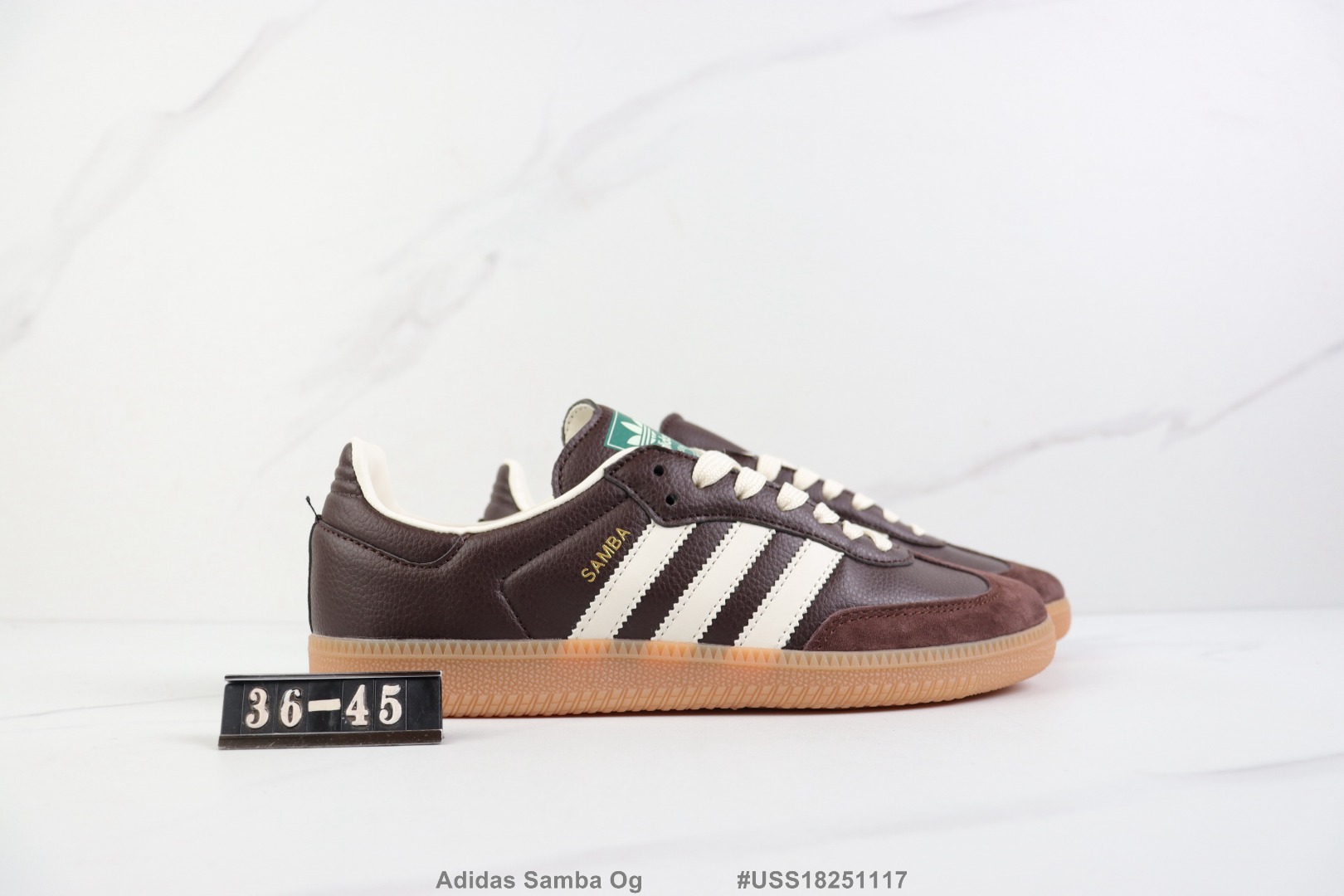 💰P90🔺Adidas Samba Og 阿迪达斯三叶草低帮休闲鞋 桑巴限定 牛皮材质德训鞋 真标带半码 Size:36-45码 #USS18251117