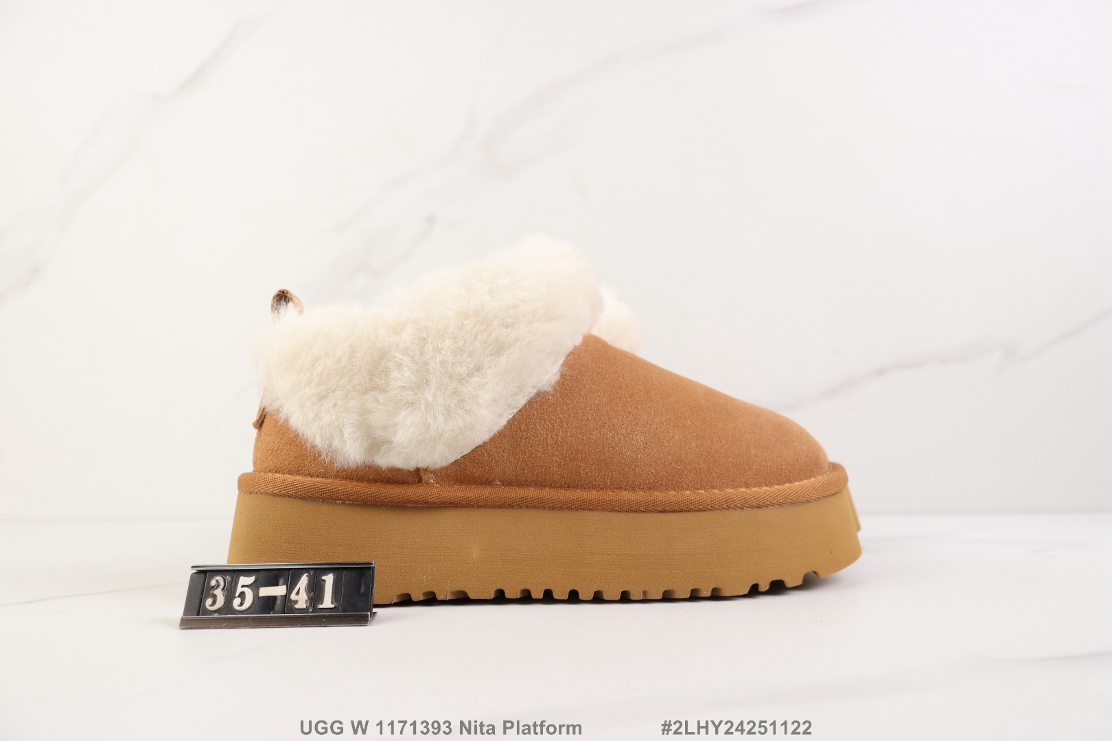 🈴💰120
🔹UGG W 1171393 Nita Platform 厚底高帮加绒保暖雪地靴 时尚百搭 牛皮材质靴鞋 尺码见图
