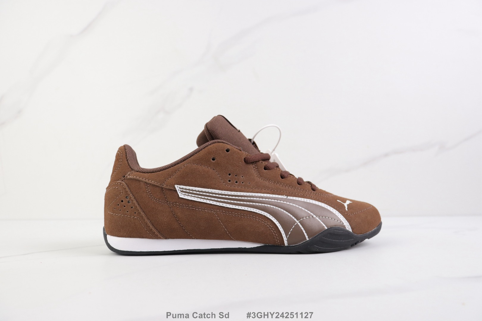 🔺Puma Catch Sd 彪马低帮休闲鞋 牛皮材质赛车鞋 真标带半码 码