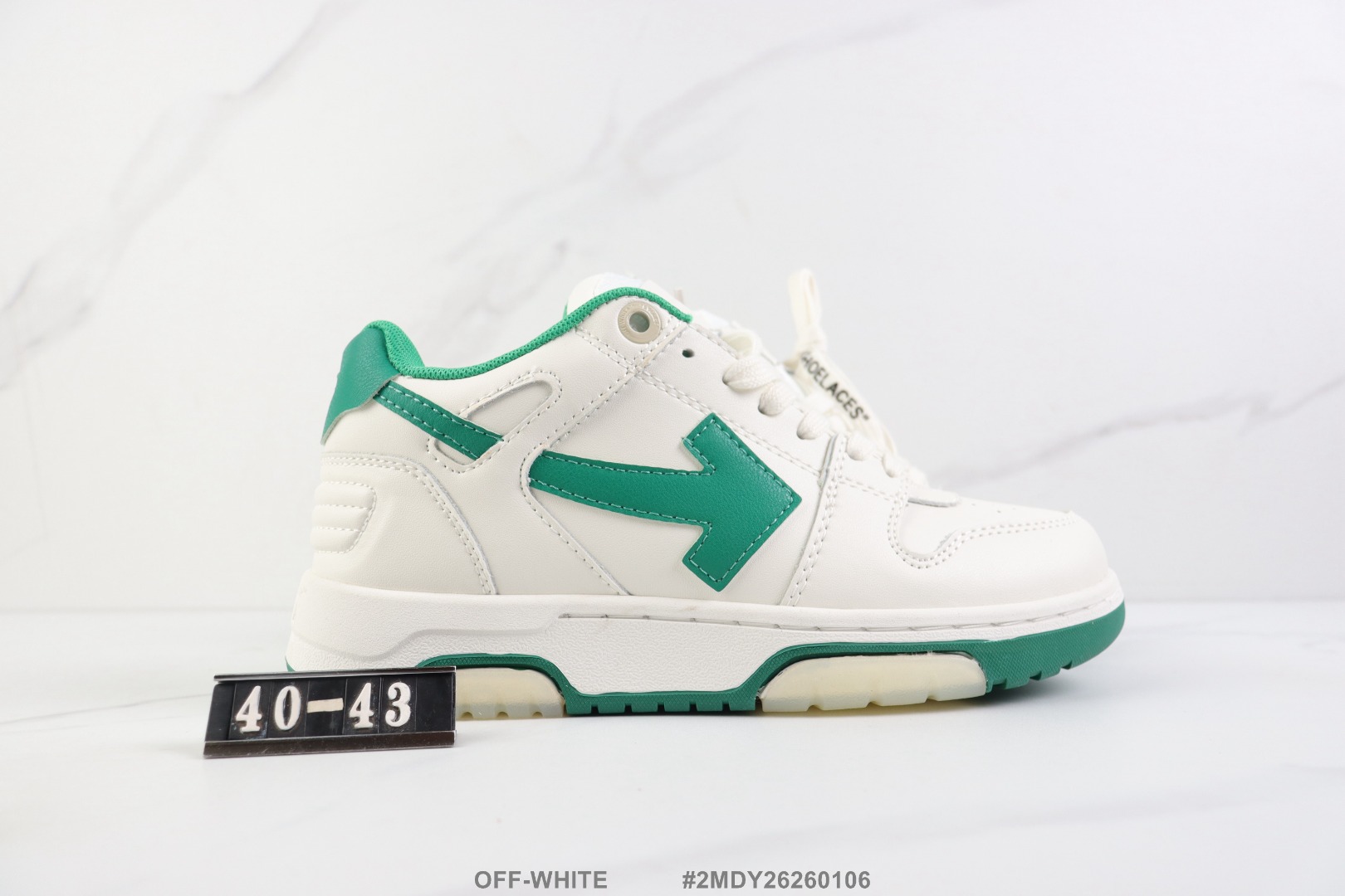 🈴💰P130🔹OFF-WHITE 低帮休闲跑步鞋 高街潮牌 牛皮材质运动鞋 原盒 真标 尺码见图                             #2MDY26260106