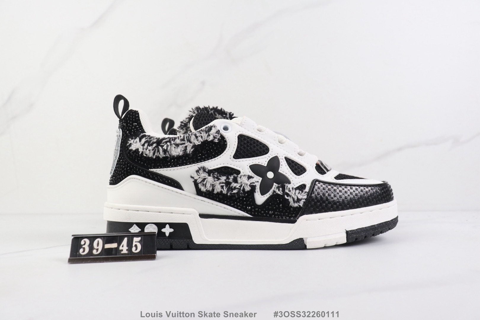 🔺Louis Vuitton Skate Sneaker 路易威登低帮休闲鞋 艺术总监 Virgil Abloh 设计的路易威登手写标识则于侧面彰显品牌格调 牛皮材质 真标 码 #3OSS32260111