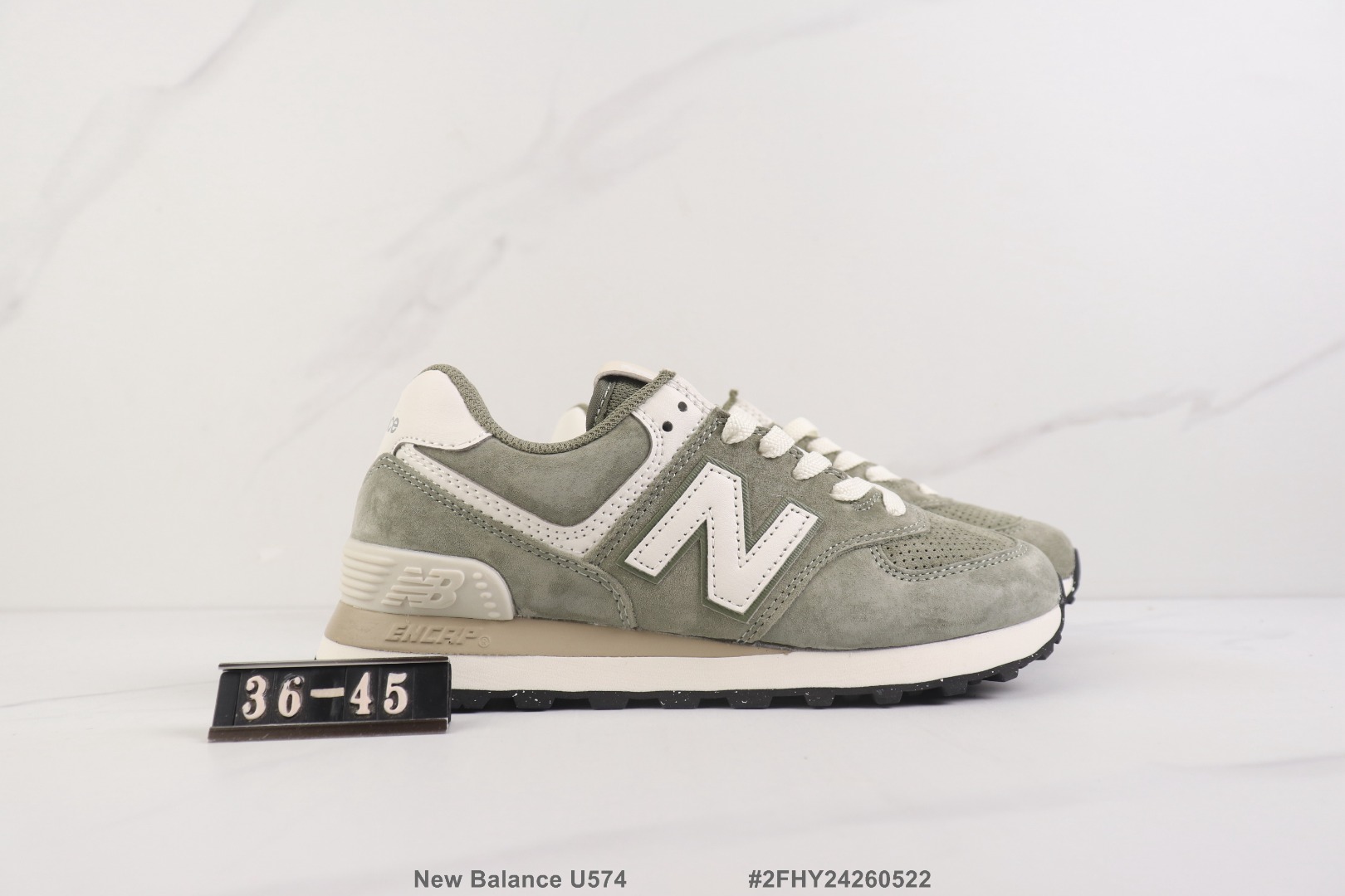 🔺New Balance U574 新百伦复古休闲跑步鞋 织物材质 真标带半码 码 ‎