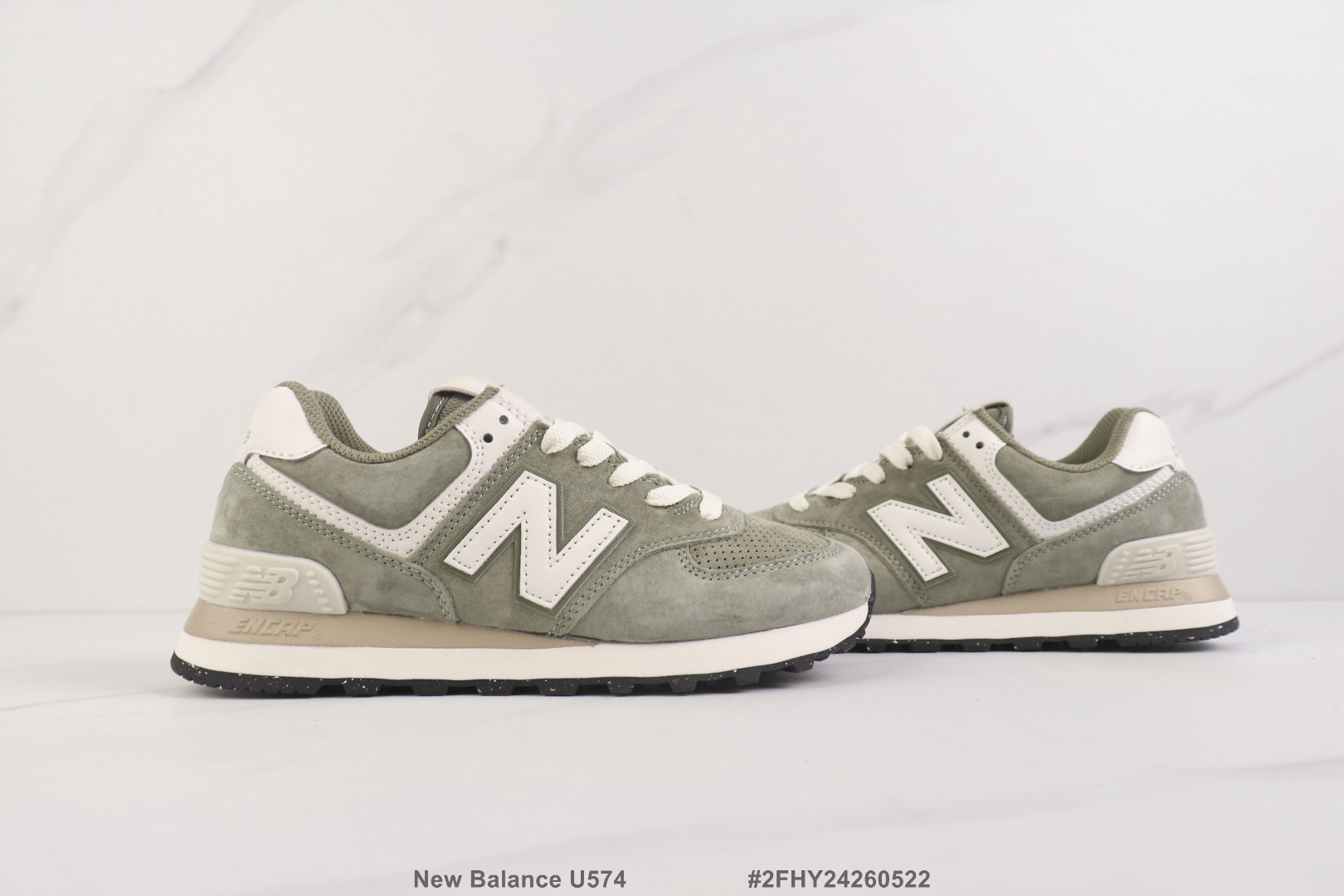 🔺New Balance U574 新百伦复古休闲跑步鞋 织物材质 真标带半码 码 ‎