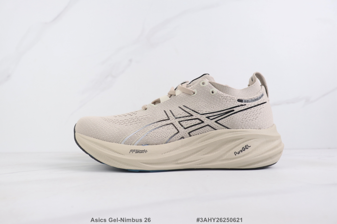  💰230
🔺Asics Ge-Nimbus 26 亚瑟士厚底减震跑步鞋 织物材质运动鞋   Size:39-45码                           