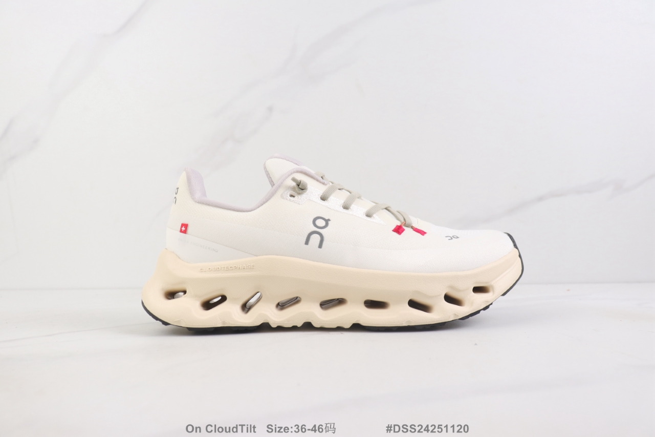 💰P120🔺On CloudTilt 昂跑减震休闲跑步鞋 织物材质 耐磨防滑舒适 真标带半码 Size:36-46码               #DSS24251120