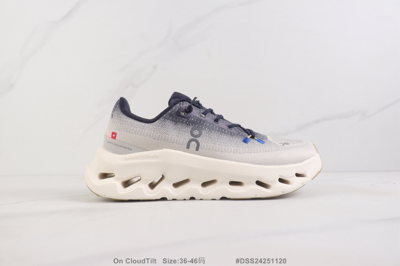 💰P120🔺On CloudTilt 昂跑减震休闲跑步鞋 织物材质 耐磨防滑舒适 真标带半码 Size:36-46码               #DSS24251120