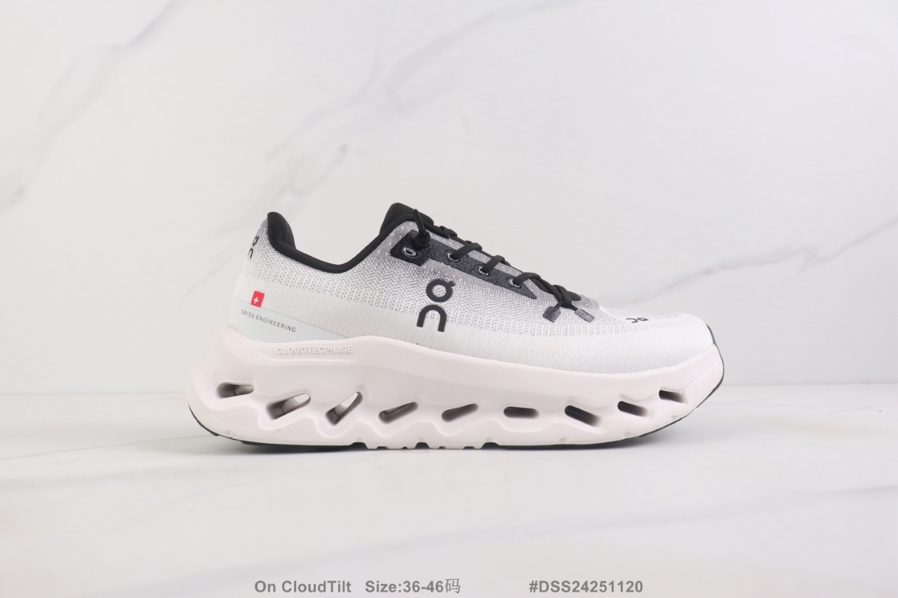 💰P120🔺On CloudTilt 昂跑减震休闲跑步鞋 织物材质 耐磨防滑舒适 真标带半码 Size:36-46码               #DSS24251120