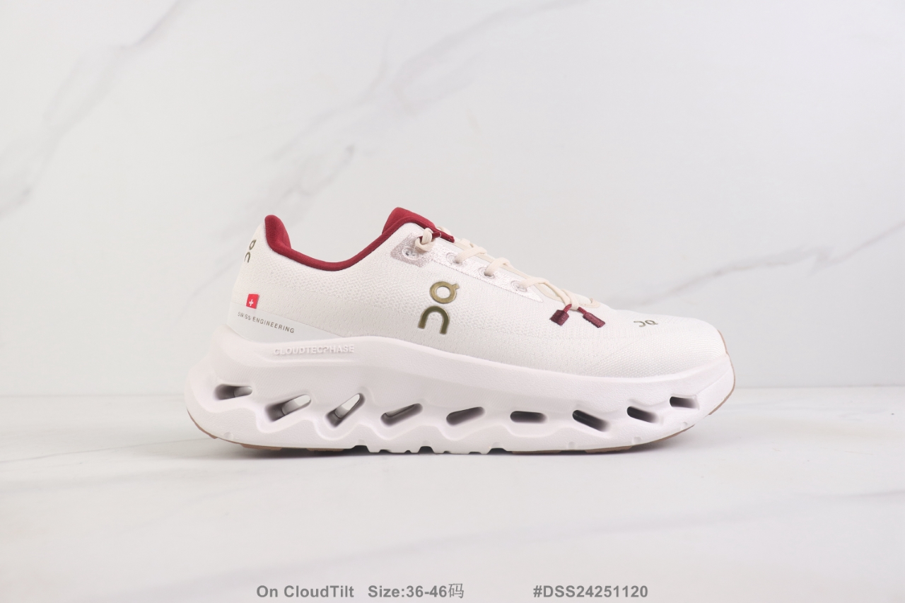 💰P120🔺On CloudTilt 昂跑减震休闲跑步鞋 织物材质 耐磨防滑舒适 真标带半码 Size:36-46码               #DSS24251120