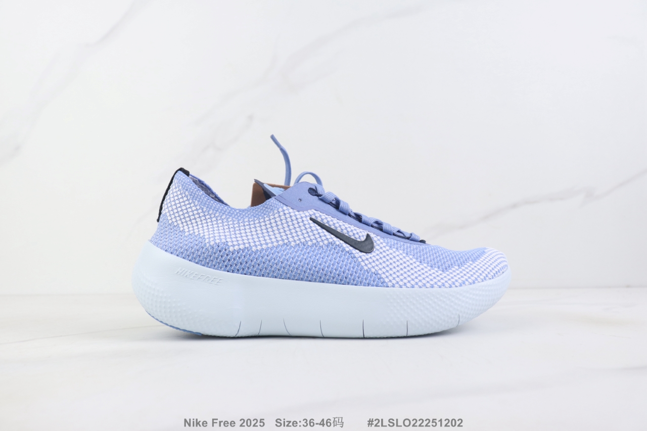 💰110 🔺Nike Free 2025 耐克赤足轻便跑步鞋 织物材质运动鞋 真标带半码 Size:36-46码
