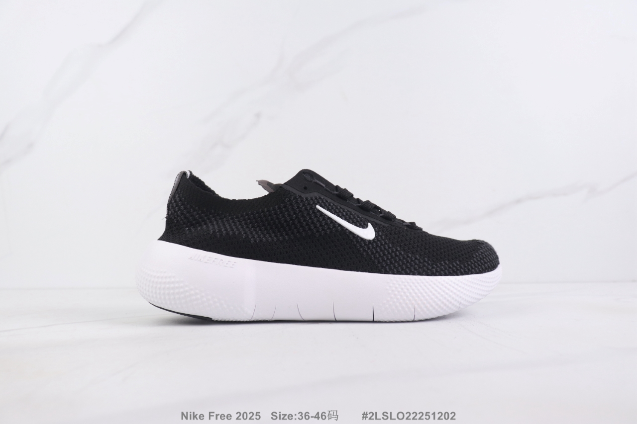 💰110 🔺Nike Free 2025 耐克赤足轻便跑步鞋 织物材质运动鞋 真标带半码 Size:36-46码