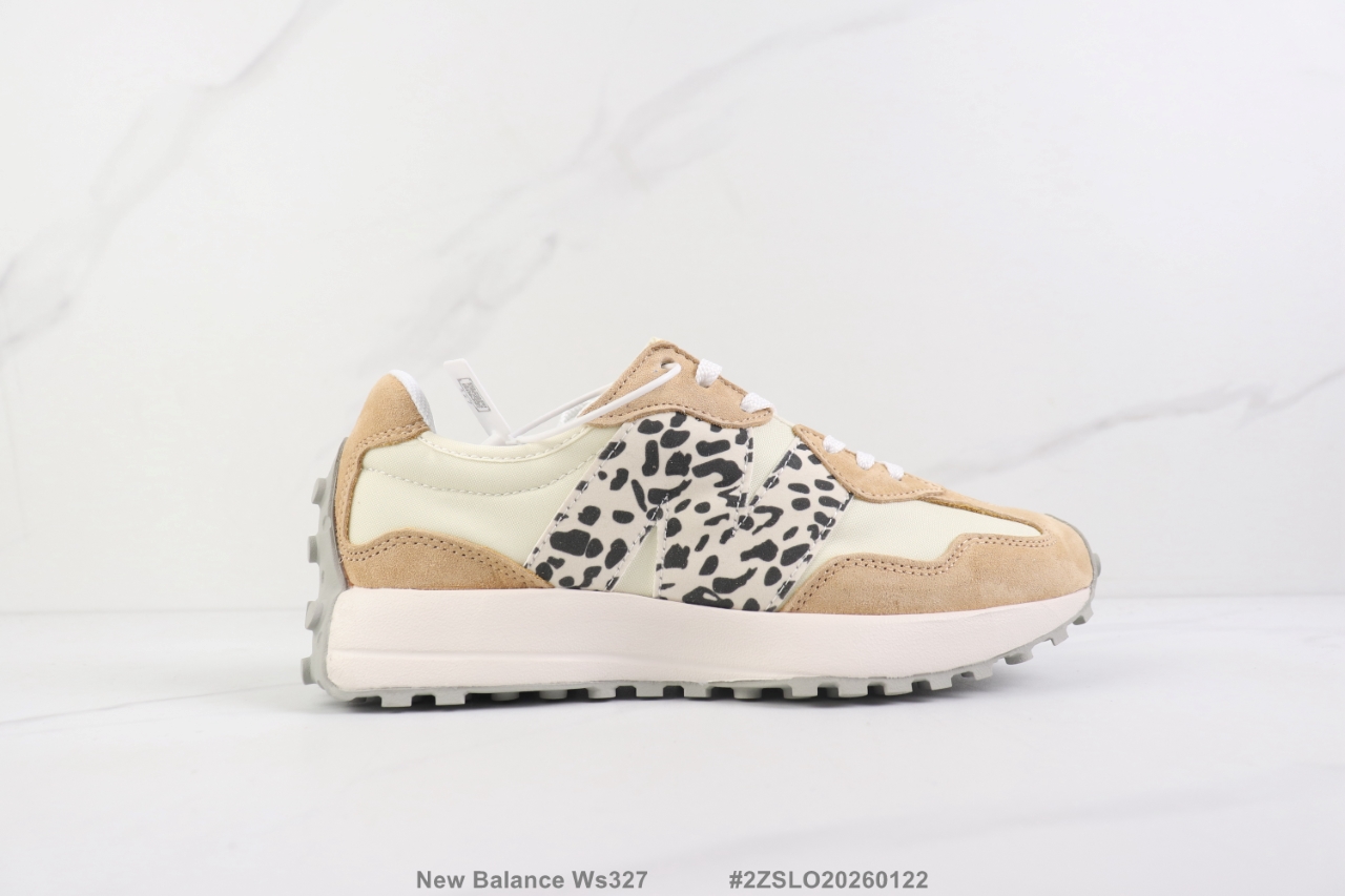 💰100🔺New Balance Ws327 新百伦复古减震跑步鞋 大LOGO 织物材质 真标带半码 Size:36-45码