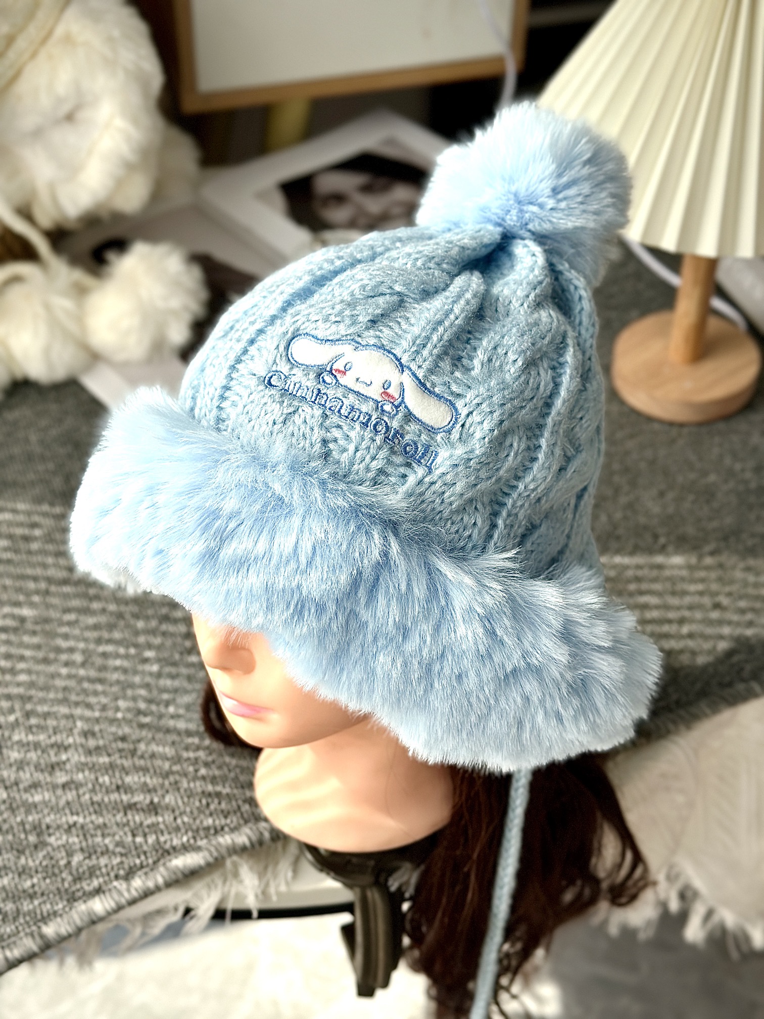 **Blue Cinnamoroll Hooded Winter Garment** - Comprehensive 9