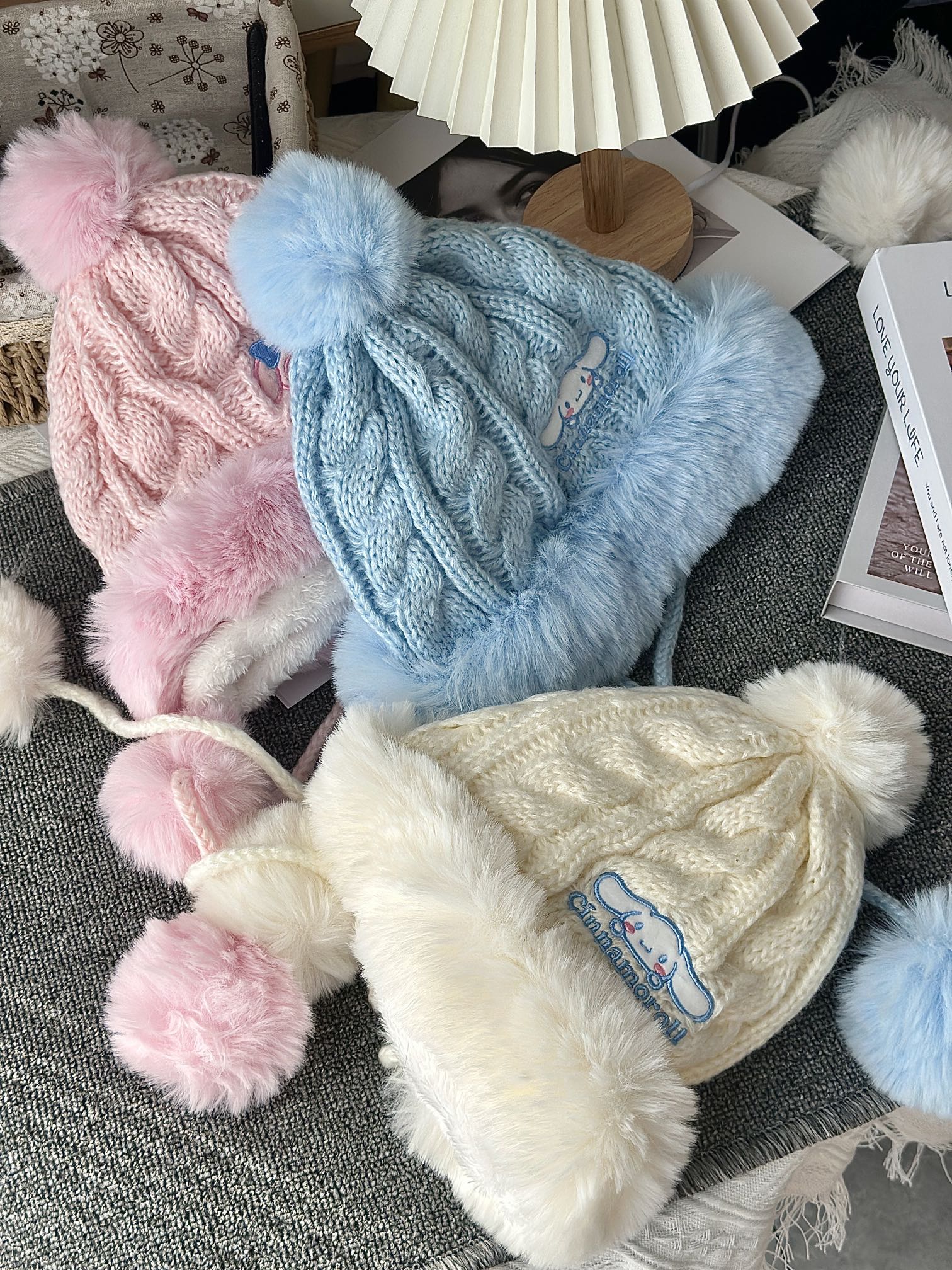 Sanrio Collection Winter Pom-Pom Knit Beanie - Comprehensive 4