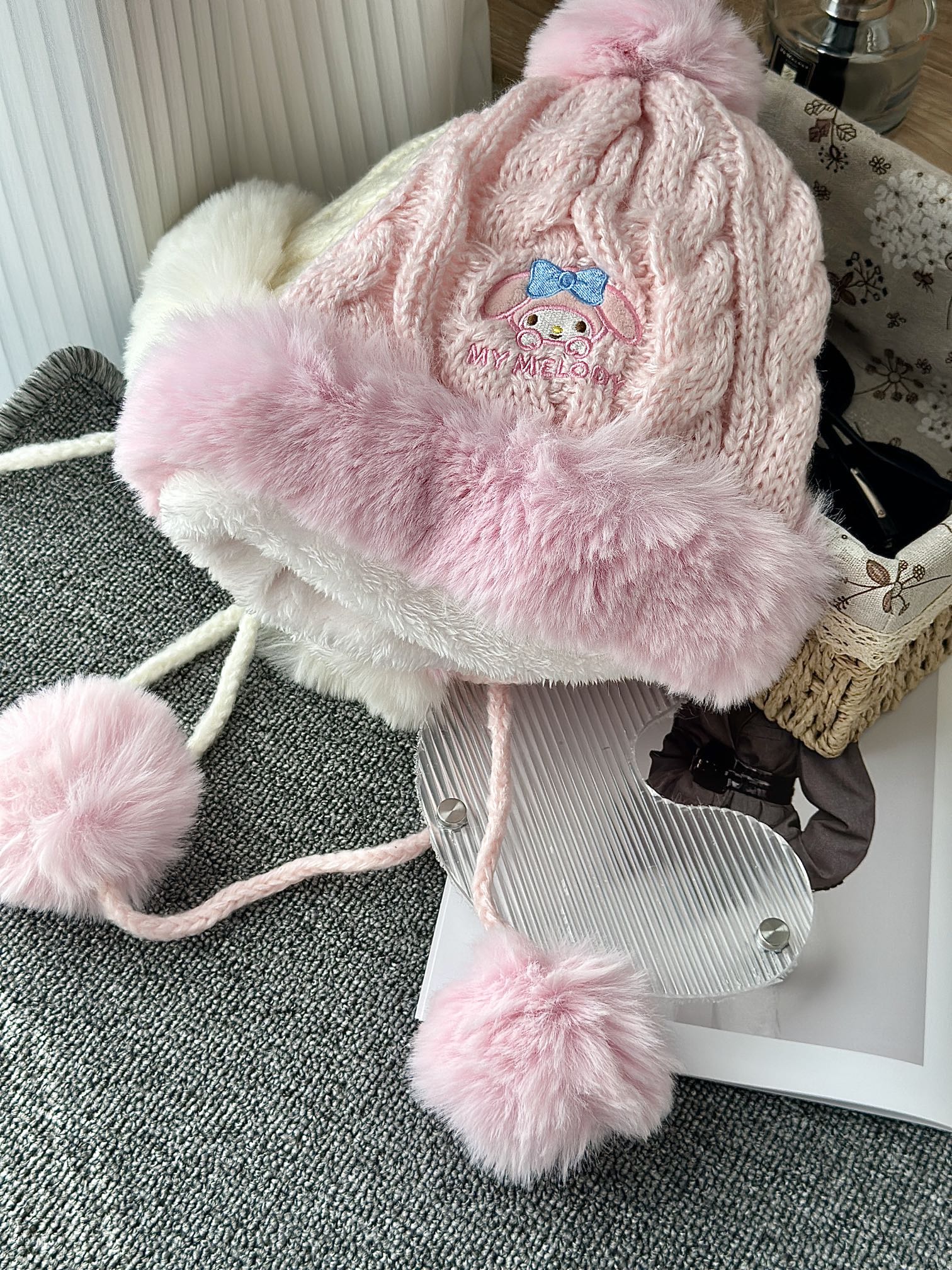 Sanrio Collection Winter Pom-Pom Knit Beanie - Comprehensive 2