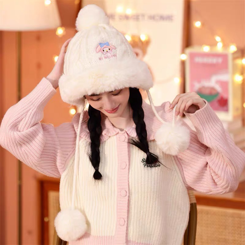 Sanrio introduces the new winter pom-pom beanie, designed for cold-weath - Comprehensive 4