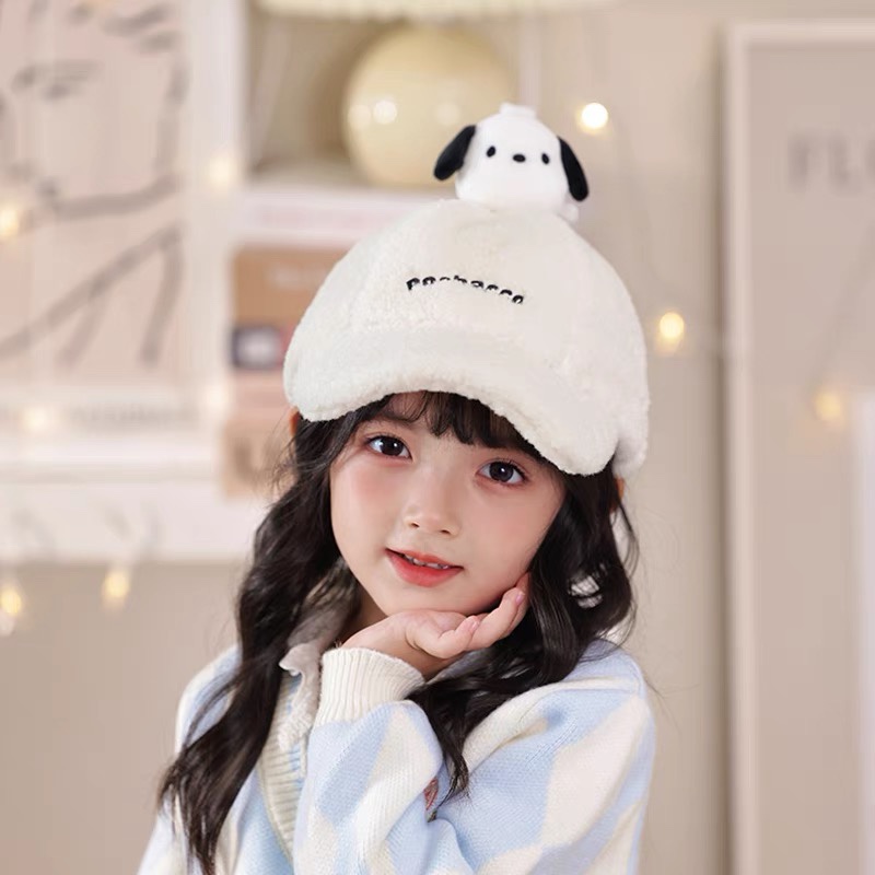 Kuromi Winter Baseball Cap, suitable for children. Crafted from a soft,  - Comprehensive 5