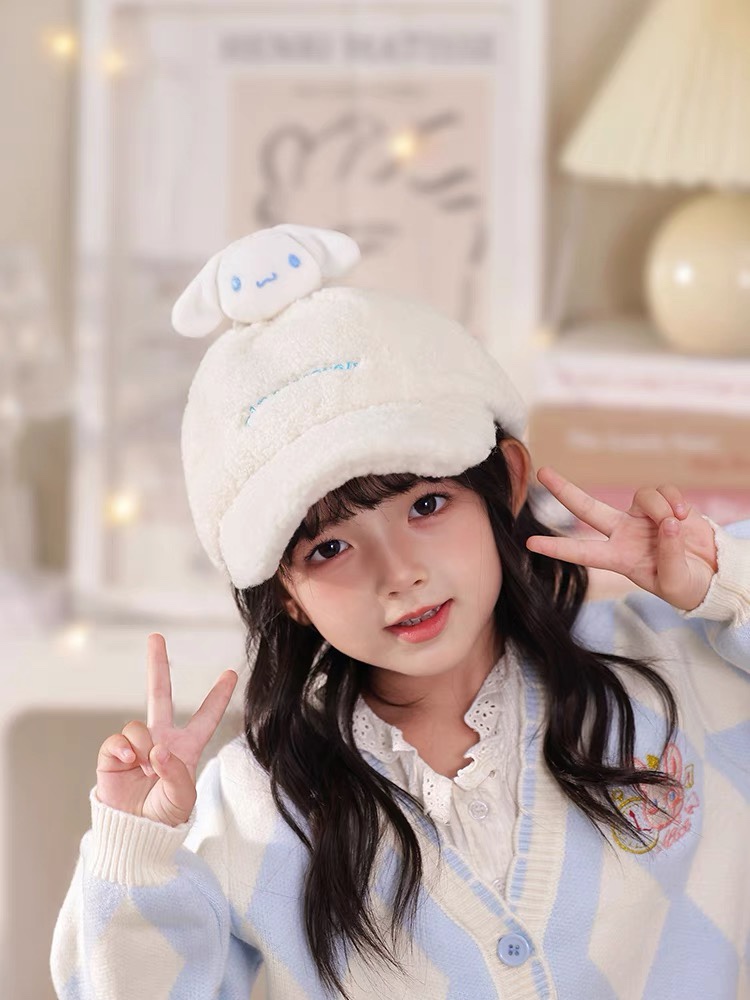 Kuromi Winter Baseball Cap, suitable for children. Crafted from a soft,  - Comprehensive 4