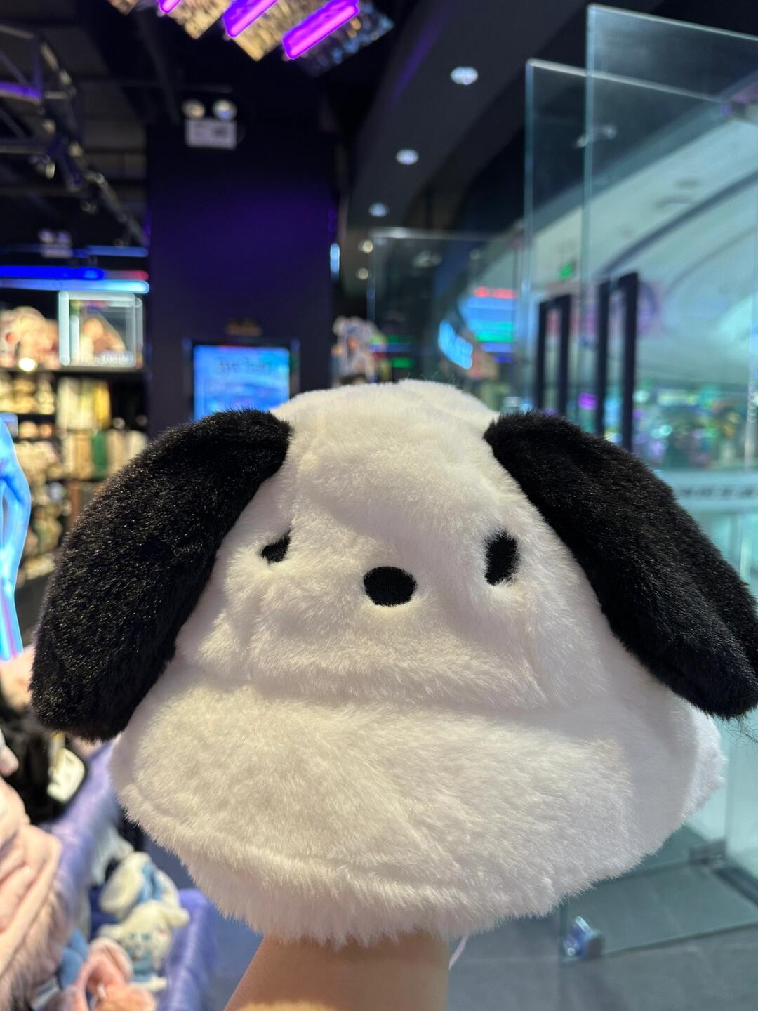 Pochacco character-themed hat featuring oversized dimensional ears - Comprehensive 3