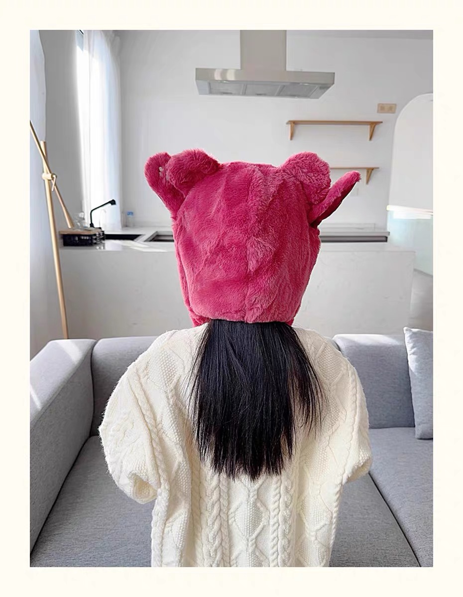草莓熊的帽子围巾我看看谁还没有安排上 3
