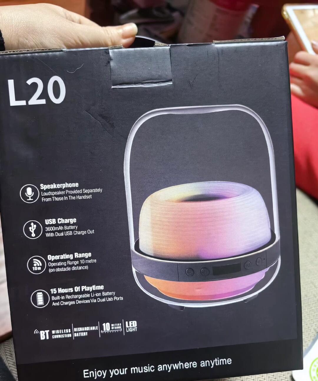 L20 Harman's 4th generation wireless Bluetooth speaker subwoofer | | | C - Comprehensive 4