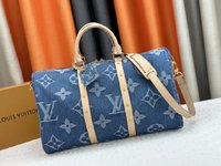 Louis Vuitton LV Keepall 7 sterren
 Tassen Reis Tas Denim blauw Canvas Koeienhuid Fashion M24315