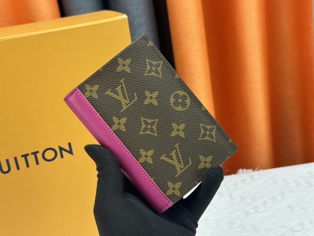 P180 財布 M82867 护照夹 高級粒纹小牛皮製