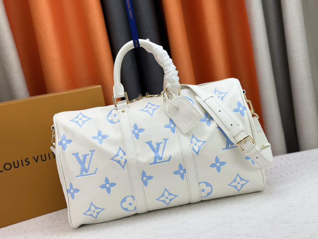 Louis Vuitton LV Keepall Bolsos de viaje Empreinte​ Cuero de vaca M46974