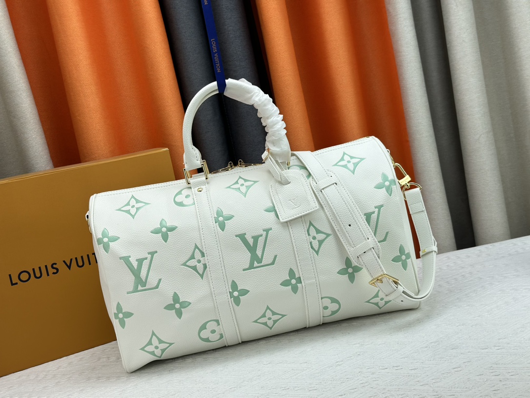 Louis Vuitton LV Keepall Bolsos de viaje Empreinte​ Cuero de vaca M46974