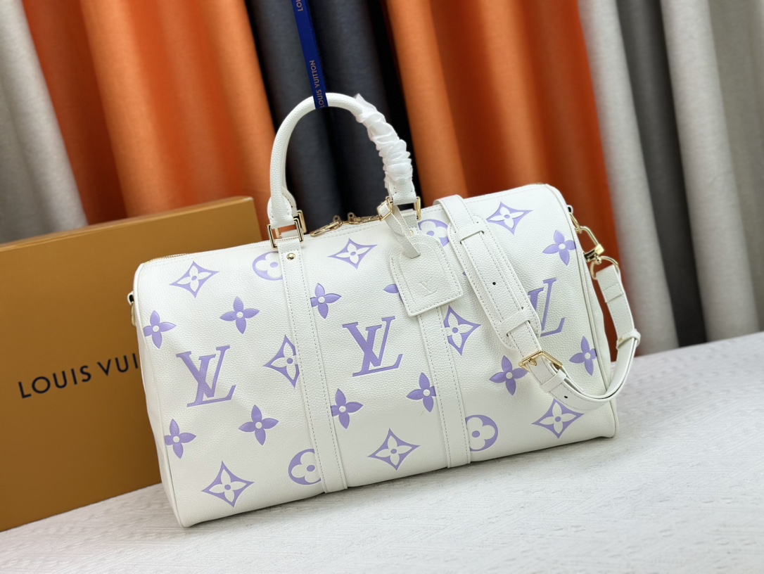 Louis Vuitton LV Keepall Bolsos de viaje Empreinte​ Cuero de vaca M46974