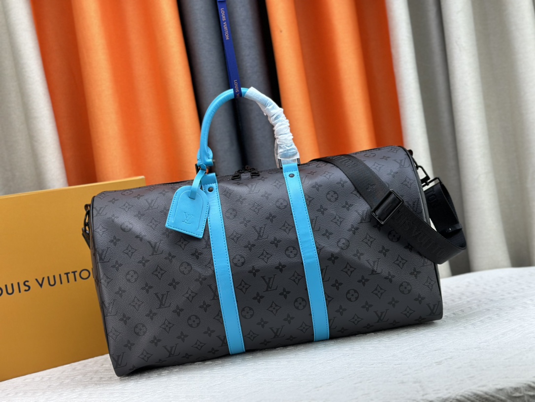 Louis Vuitton LV Keepall Bolsos de viaje Monogram Eclipse Lona M11481