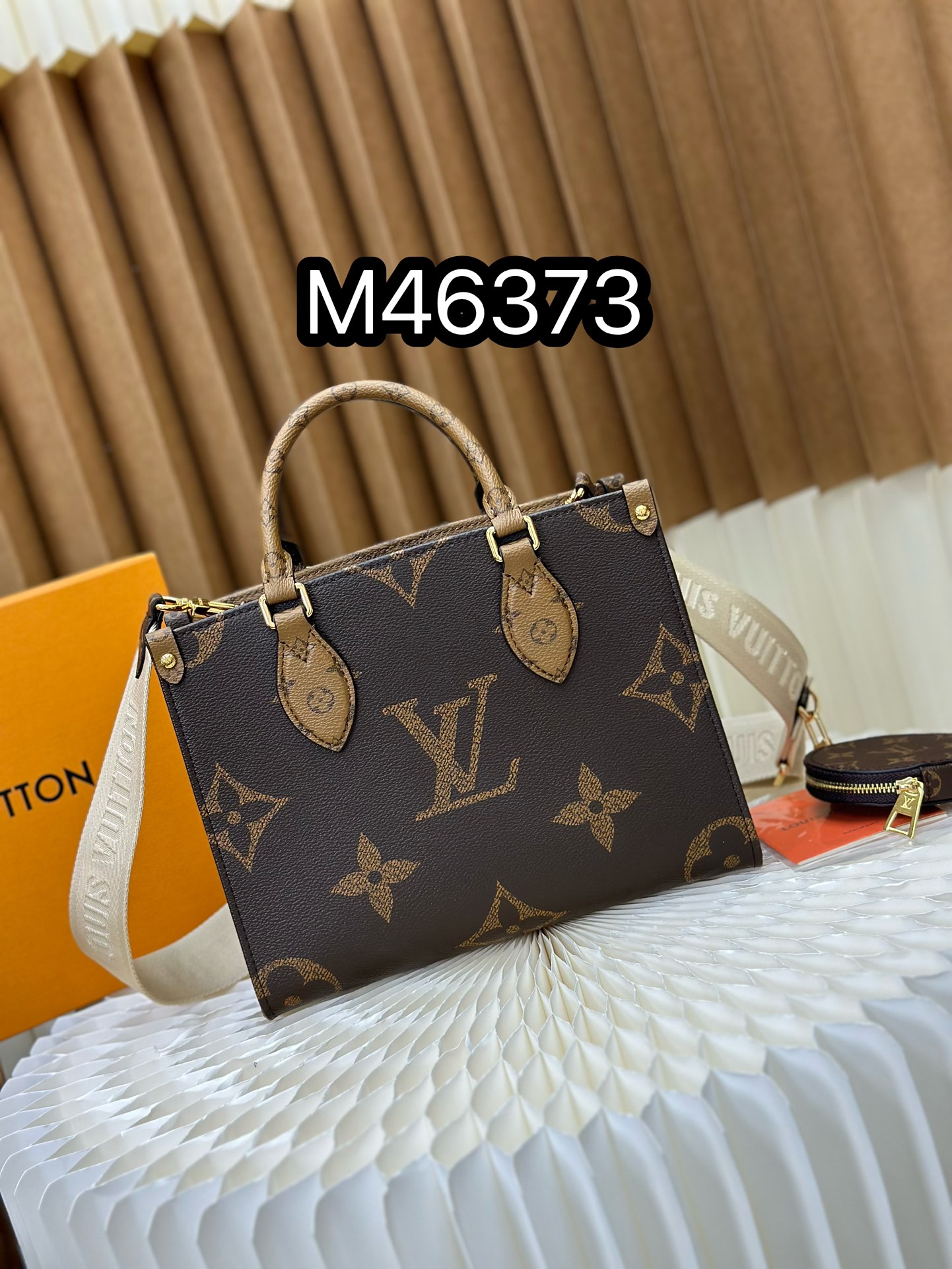 Louis Vuitton LV Onthego Bags Handbags Monogram Reverse Canvas Fashion M46373