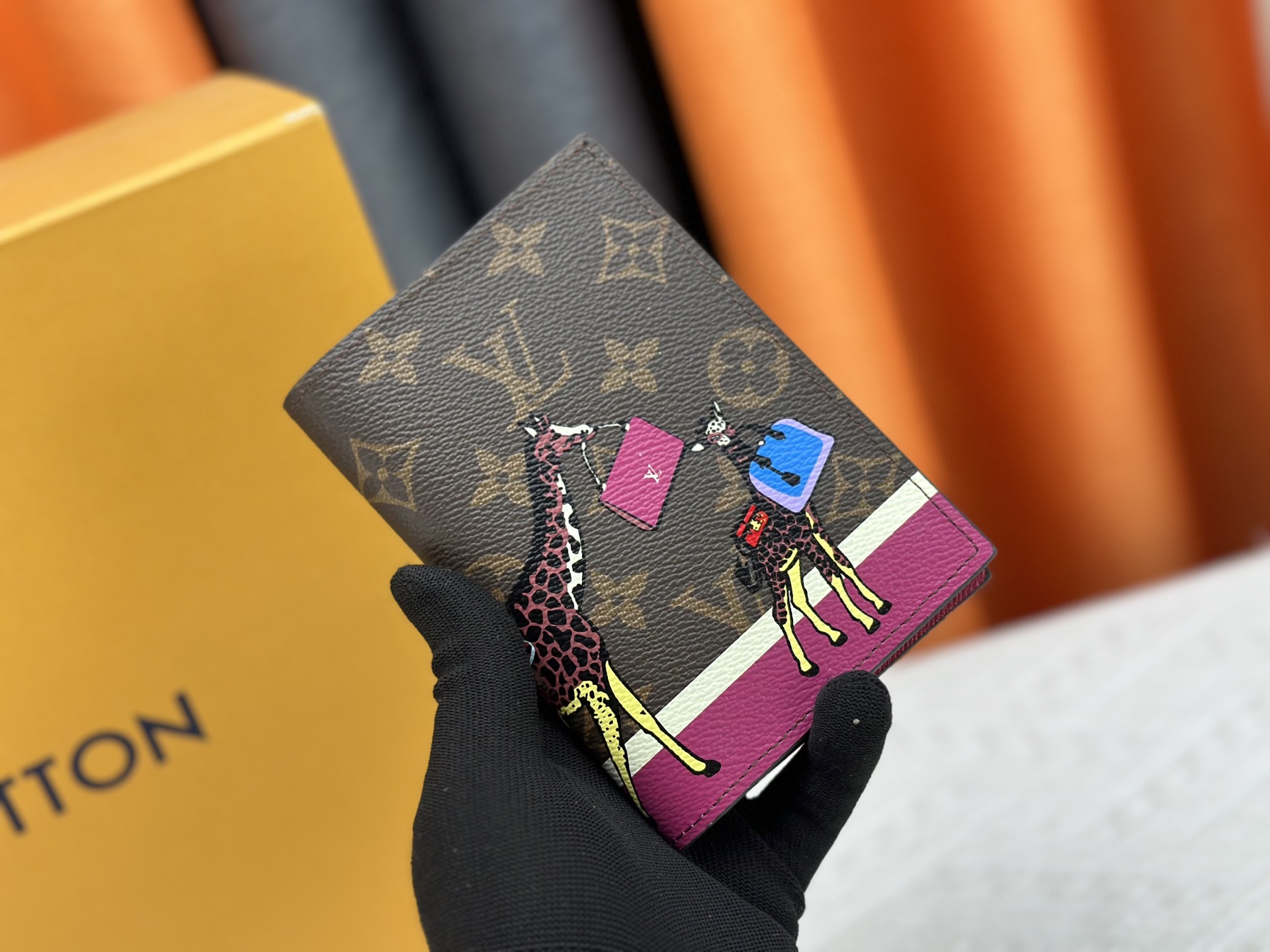 P180長颈鹿護照夹 - 高級感あふれる旅行アクセサリー