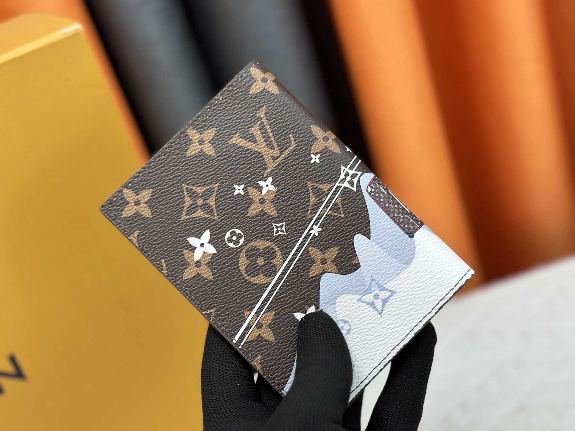 P180パスケース M64502 - 高級粒纹小牛皮製の旅行アクセサリー