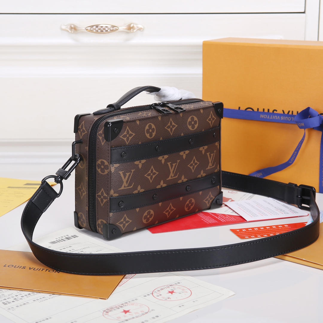 Louis Vuitton 对版细节 M45935老花 M45935黑花