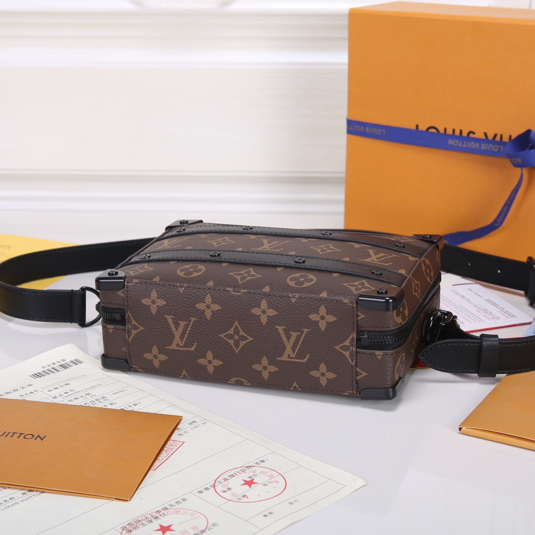 Louis Vuitton 对版细节 M45935老花 M45935黑花