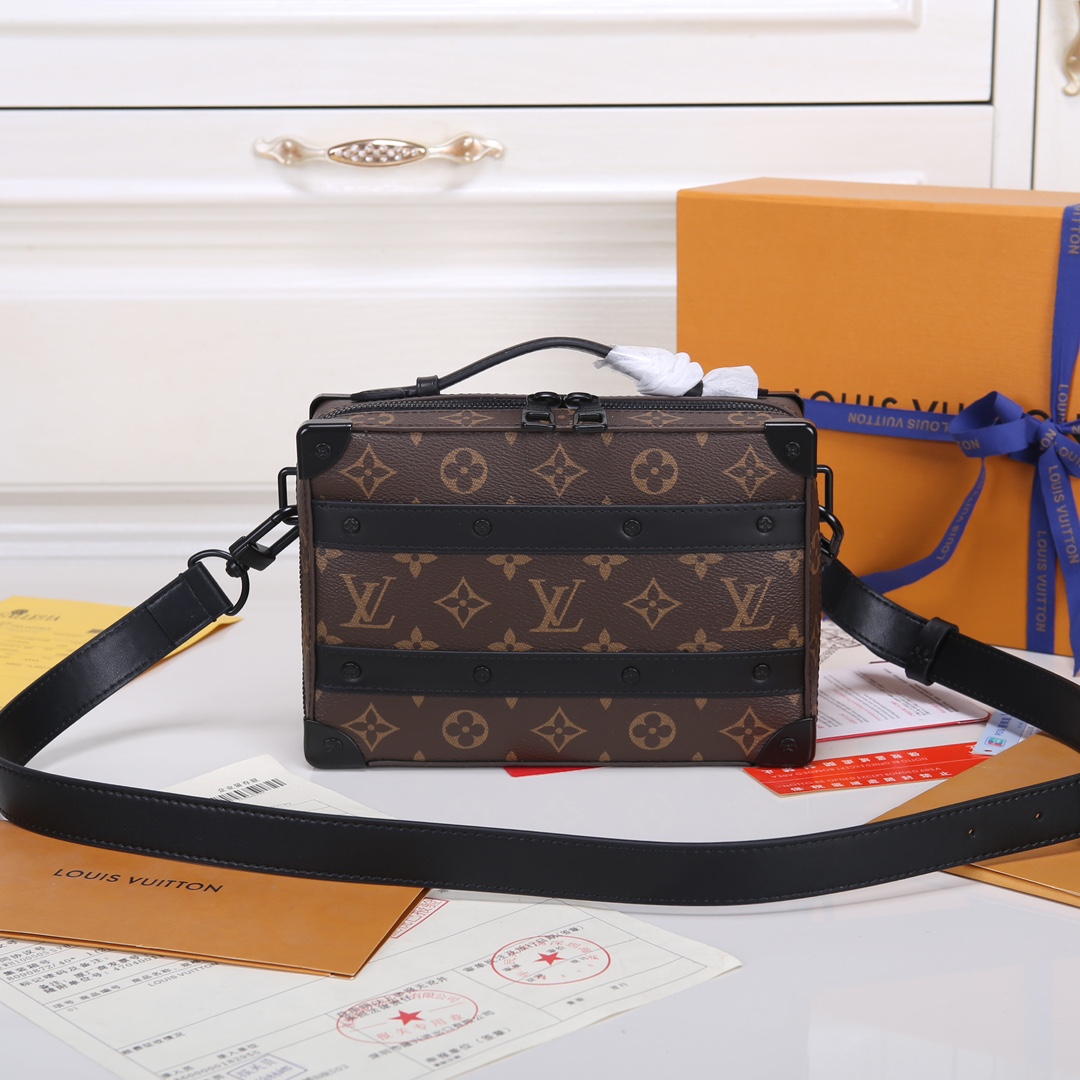 Louis Vuitton 对版细节 M45935老花 M45935黑花