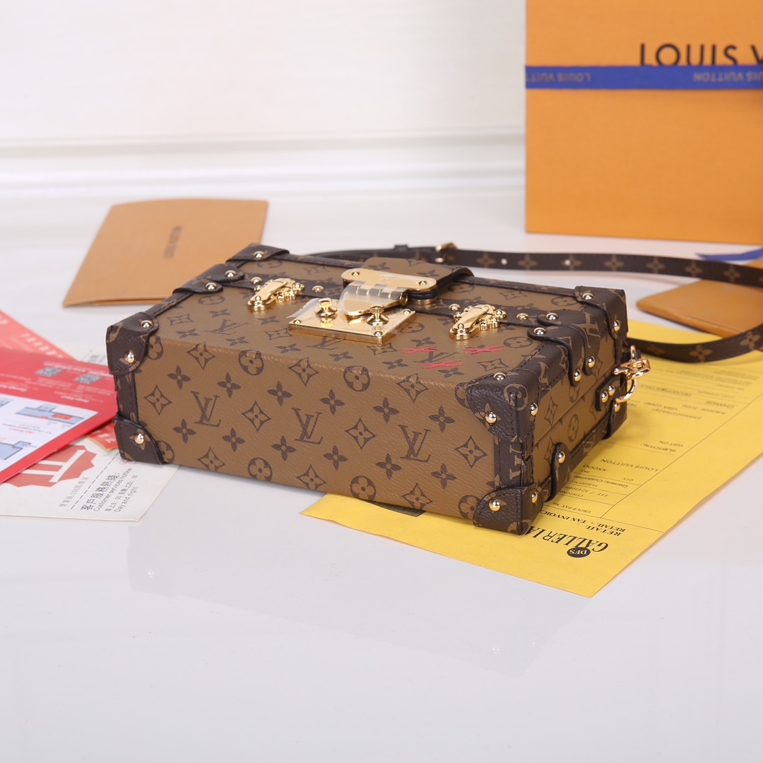 Louis Vuitton 对版细节 独家 M45960 全钢亮金黄花