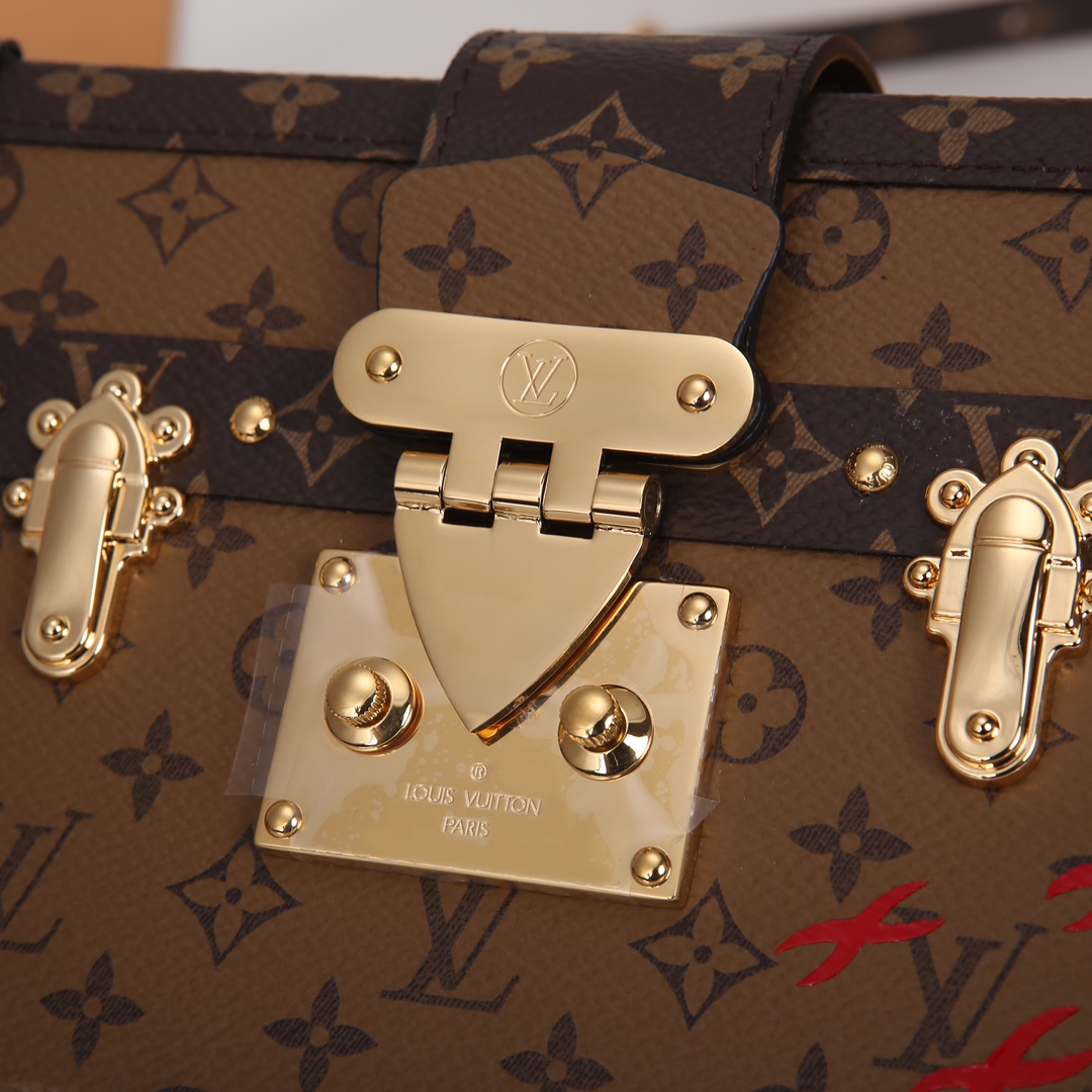 Louis Vuitton 对版细节 独家 M45960 全钢亮金黄花
