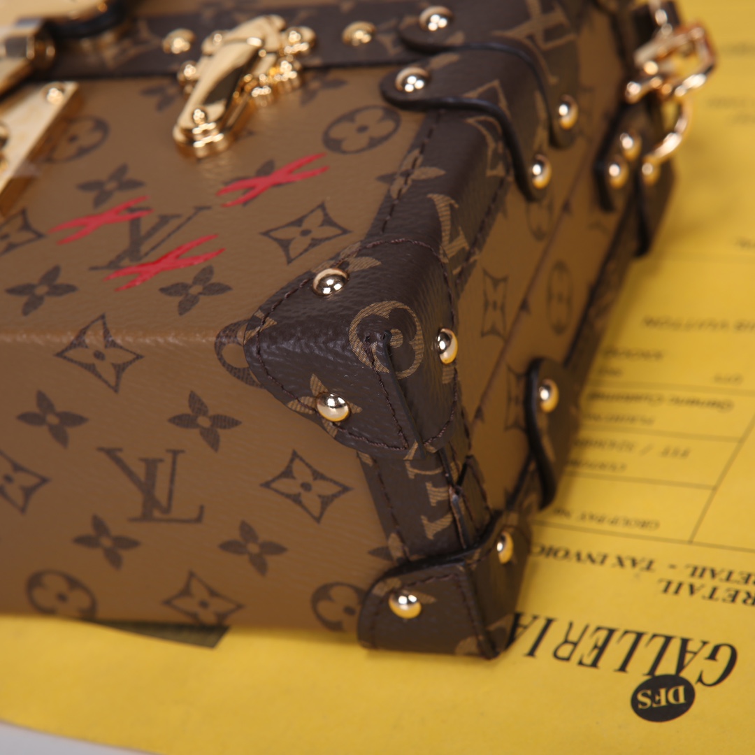 Louis Vuitton 对版细节 独家 M45960 全钢亮金黄花