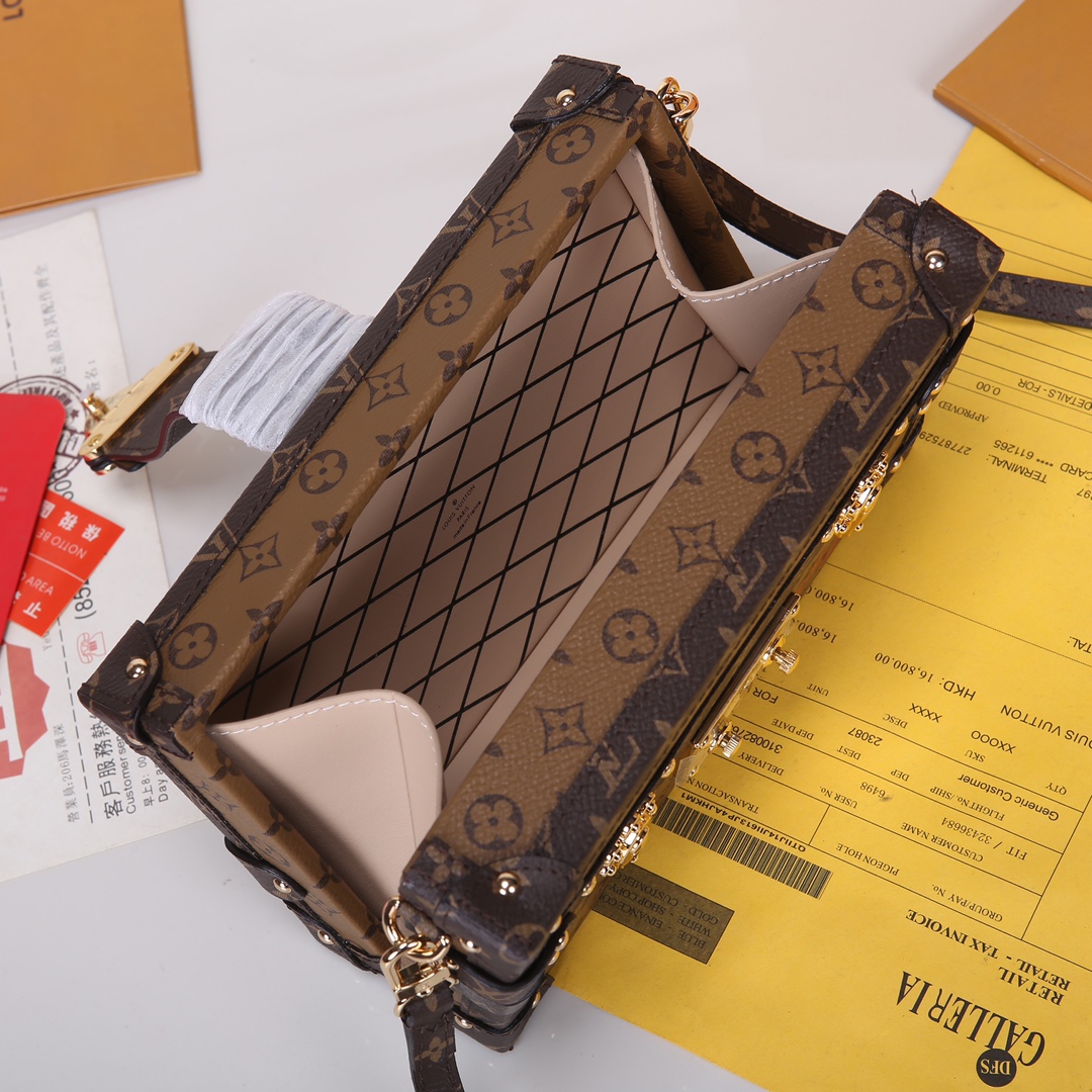 Louis Vuitton 对版细节 独家 M45960 全钢亮金黄花
