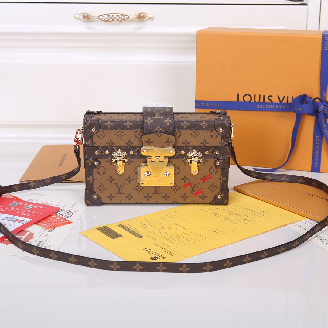 Louis Vuitton 对版细节 独家 M45960 全钢亮金黄花