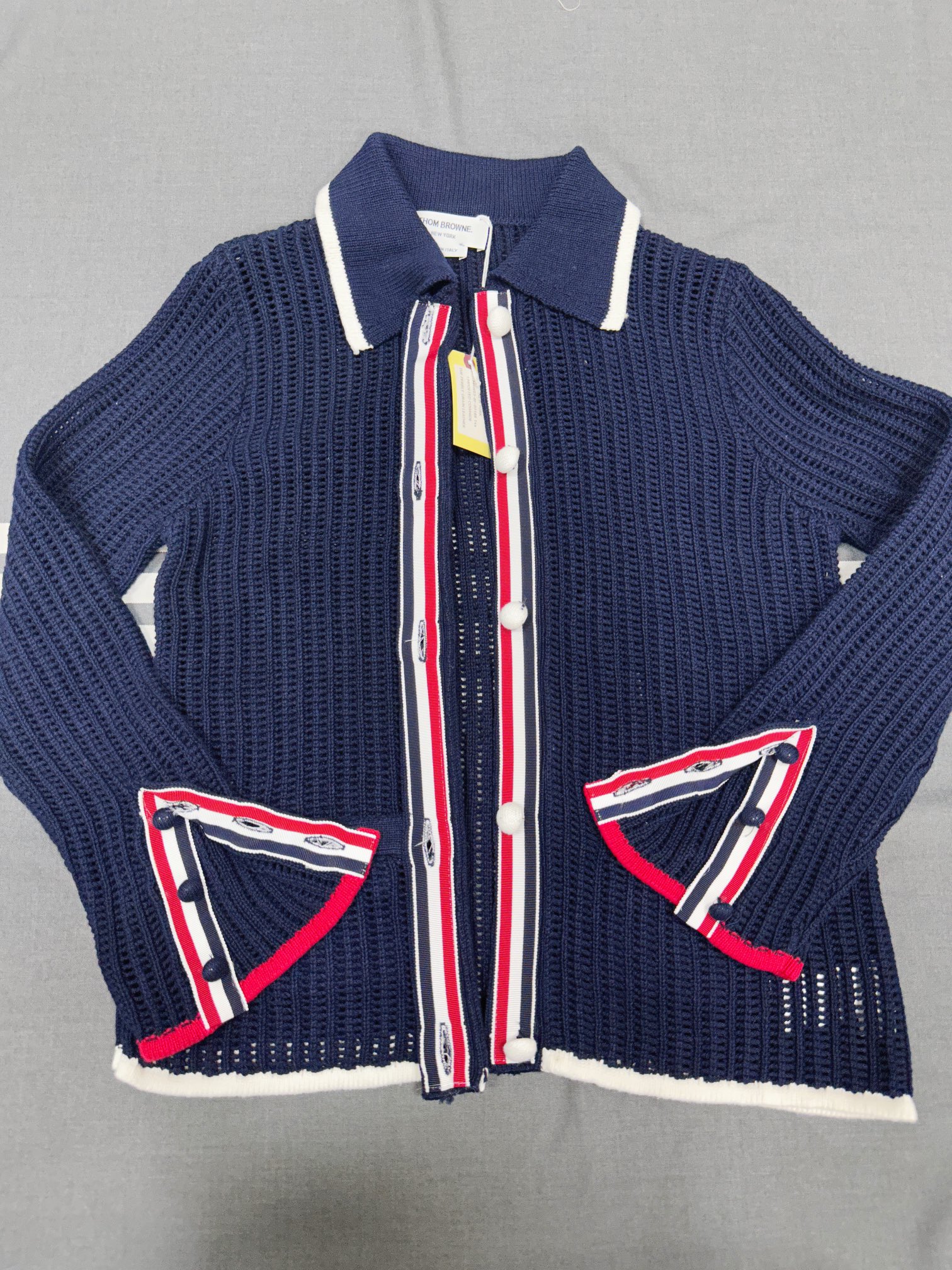 톰브라운 여성 가디건 143050 Thom Browne Cardigan 상세 이미지 10