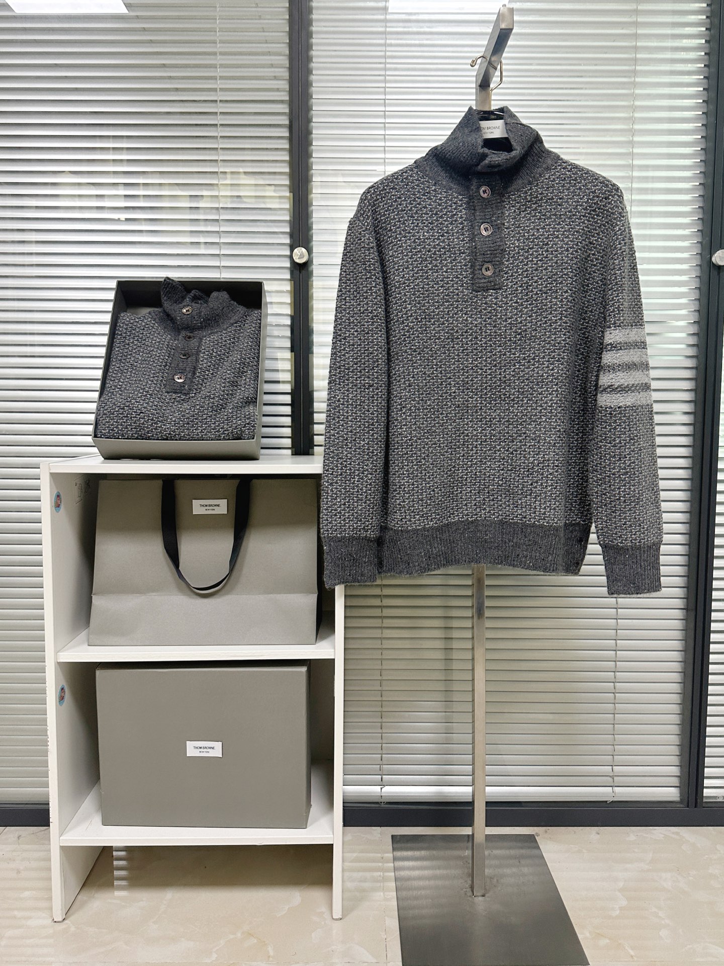톰브라운 남성 니트 143011 Thom Browne Knit 상세 이미지 6