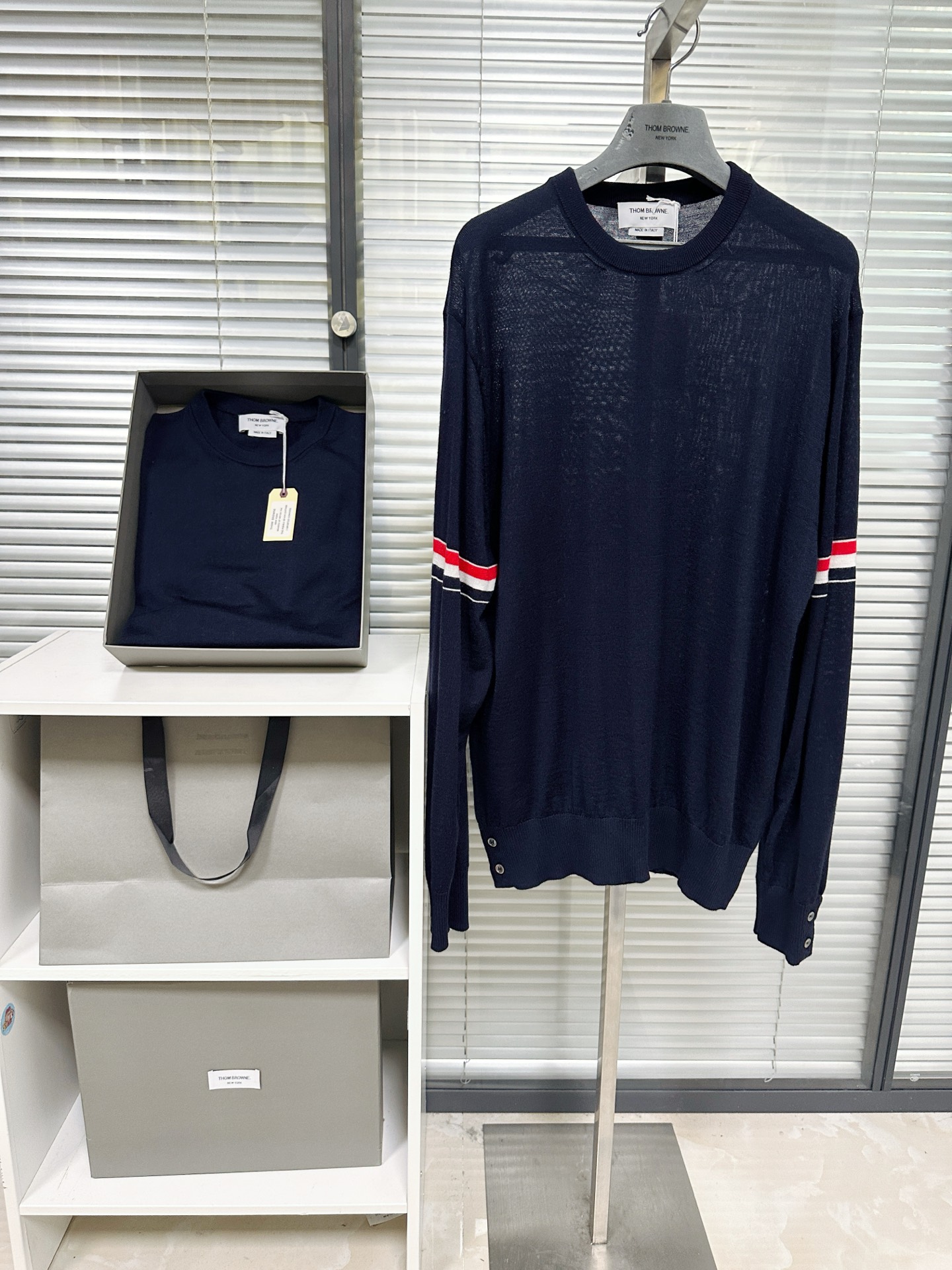 톰브라운 남성 니트 142850 Thom Browne Knit 상세 이미지 5