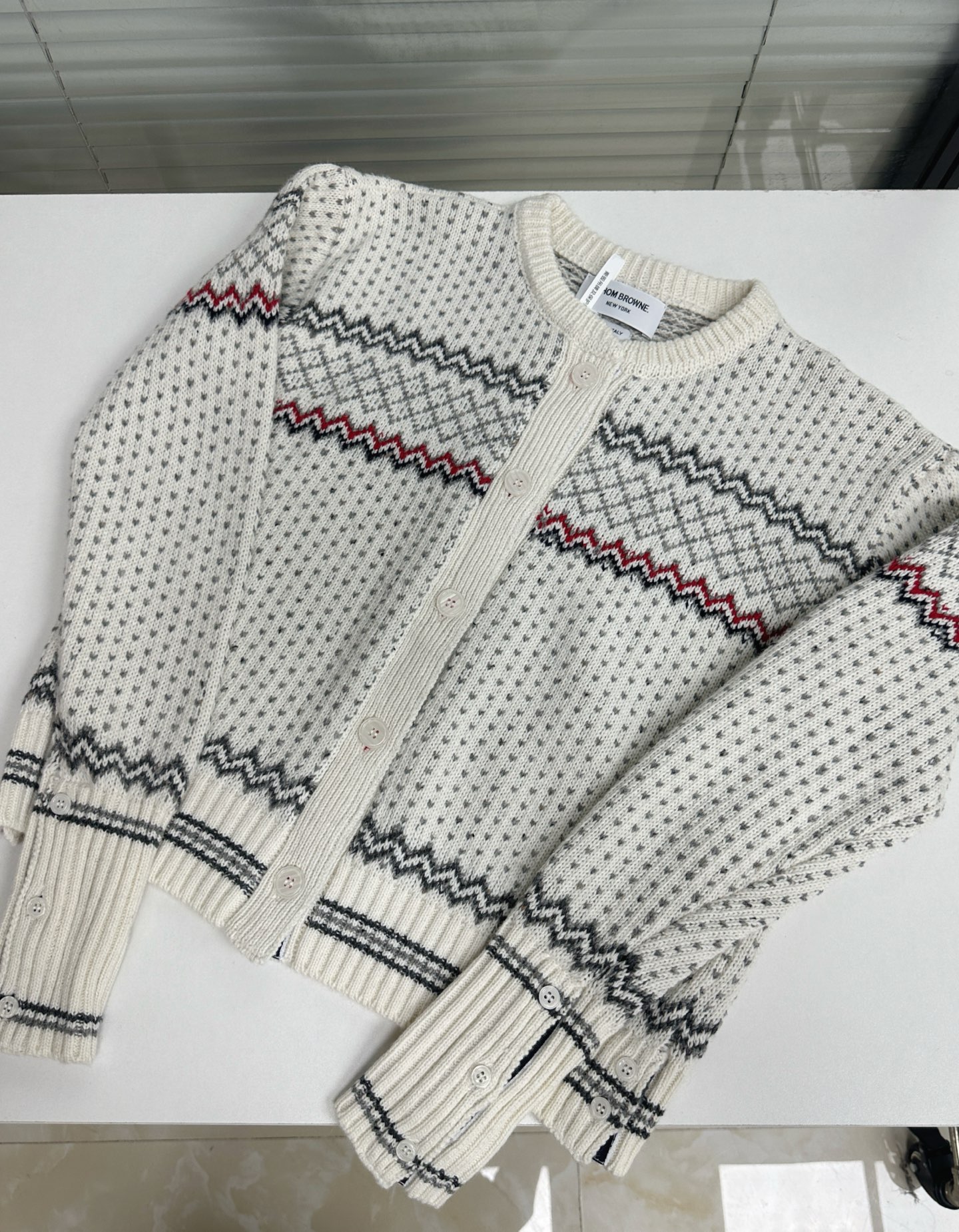 톰브라운 여성 가디건 142949 Thom Browne Cardigan 상세 이미지 6