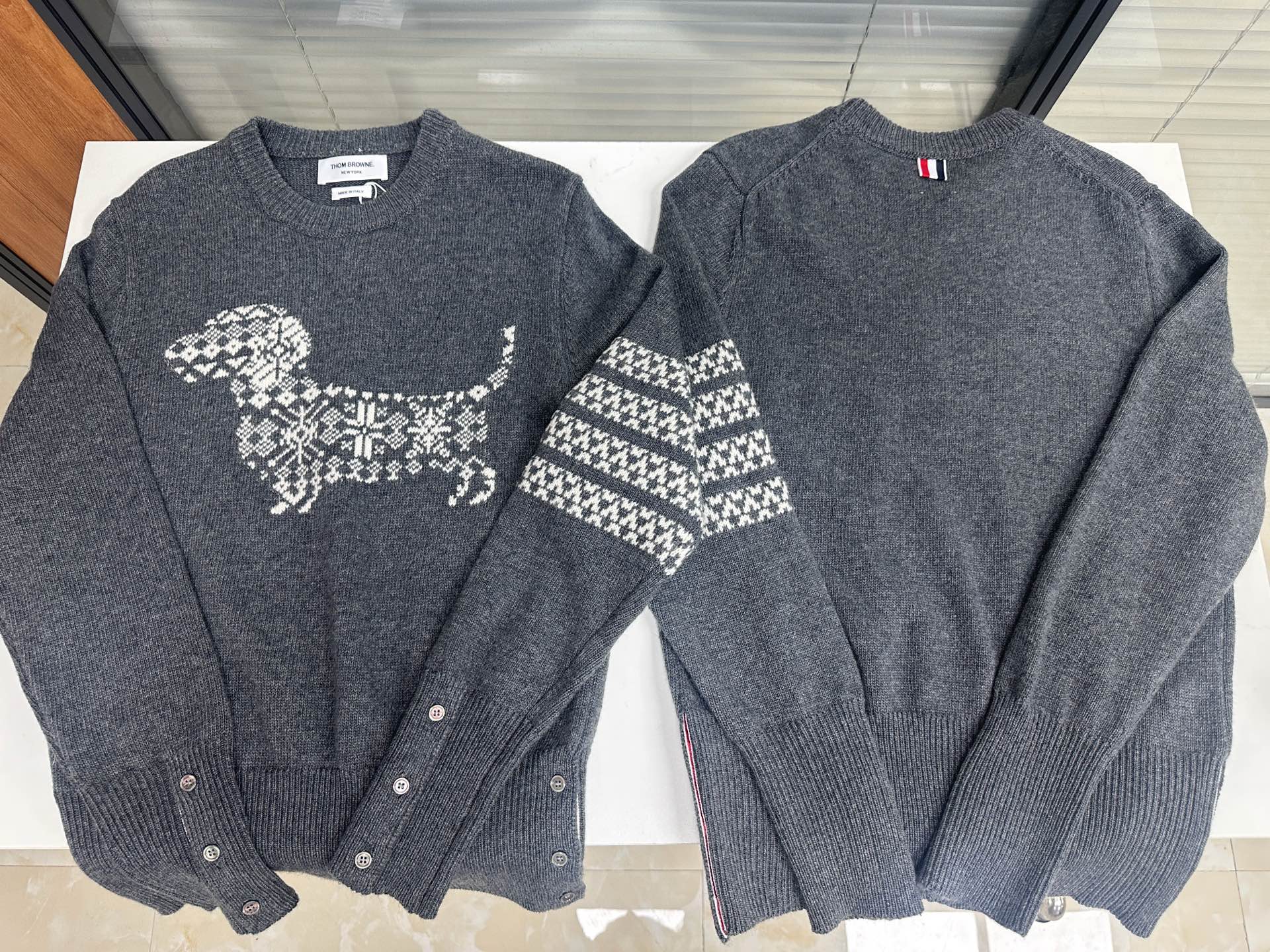 톰브라운 남성 니트 143004 Thom Browne Knit 상세 이미지 5