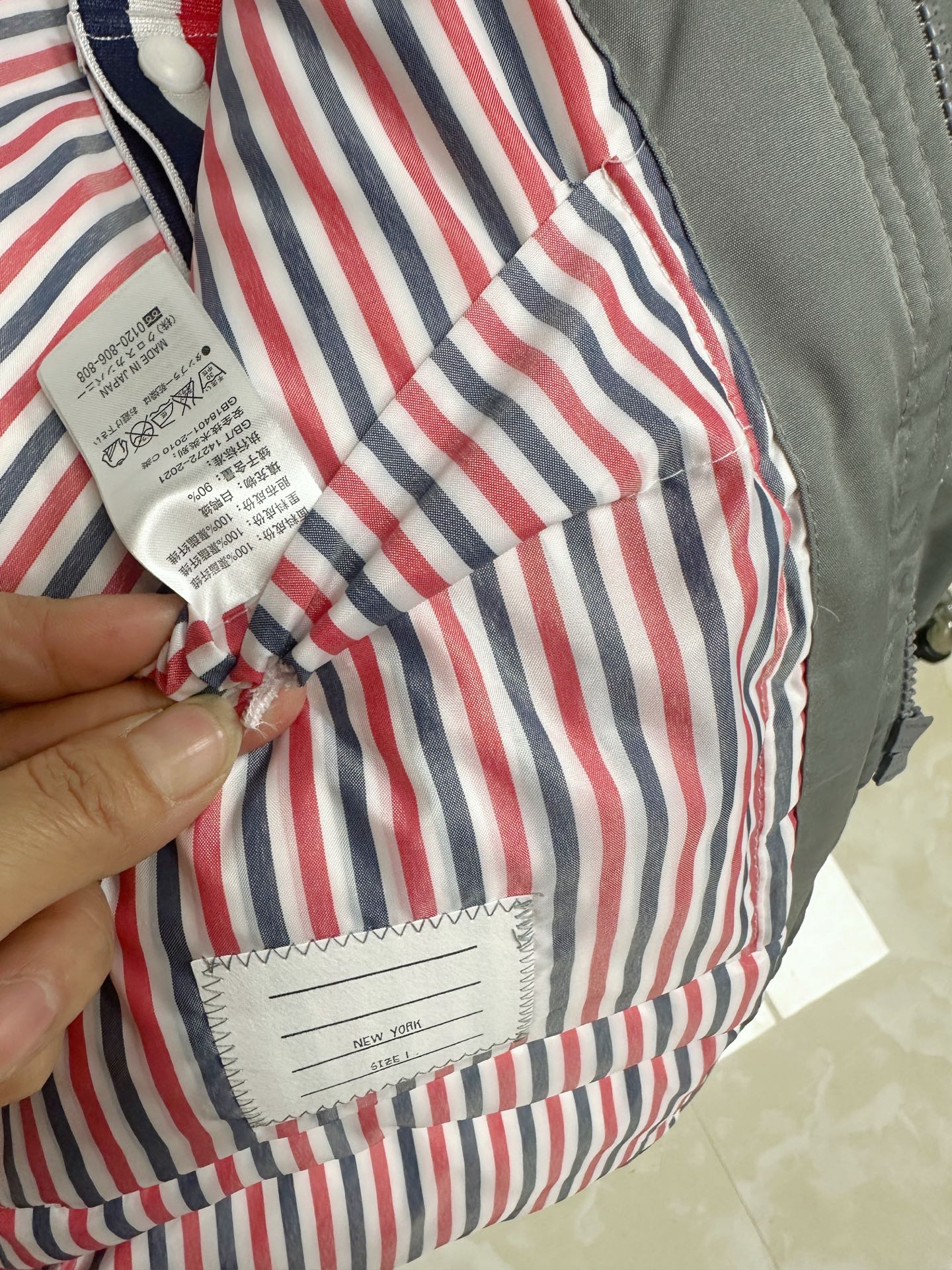 톰브라운 남성 패딩 143002 Thom Browne Padding 상세 이미지 9