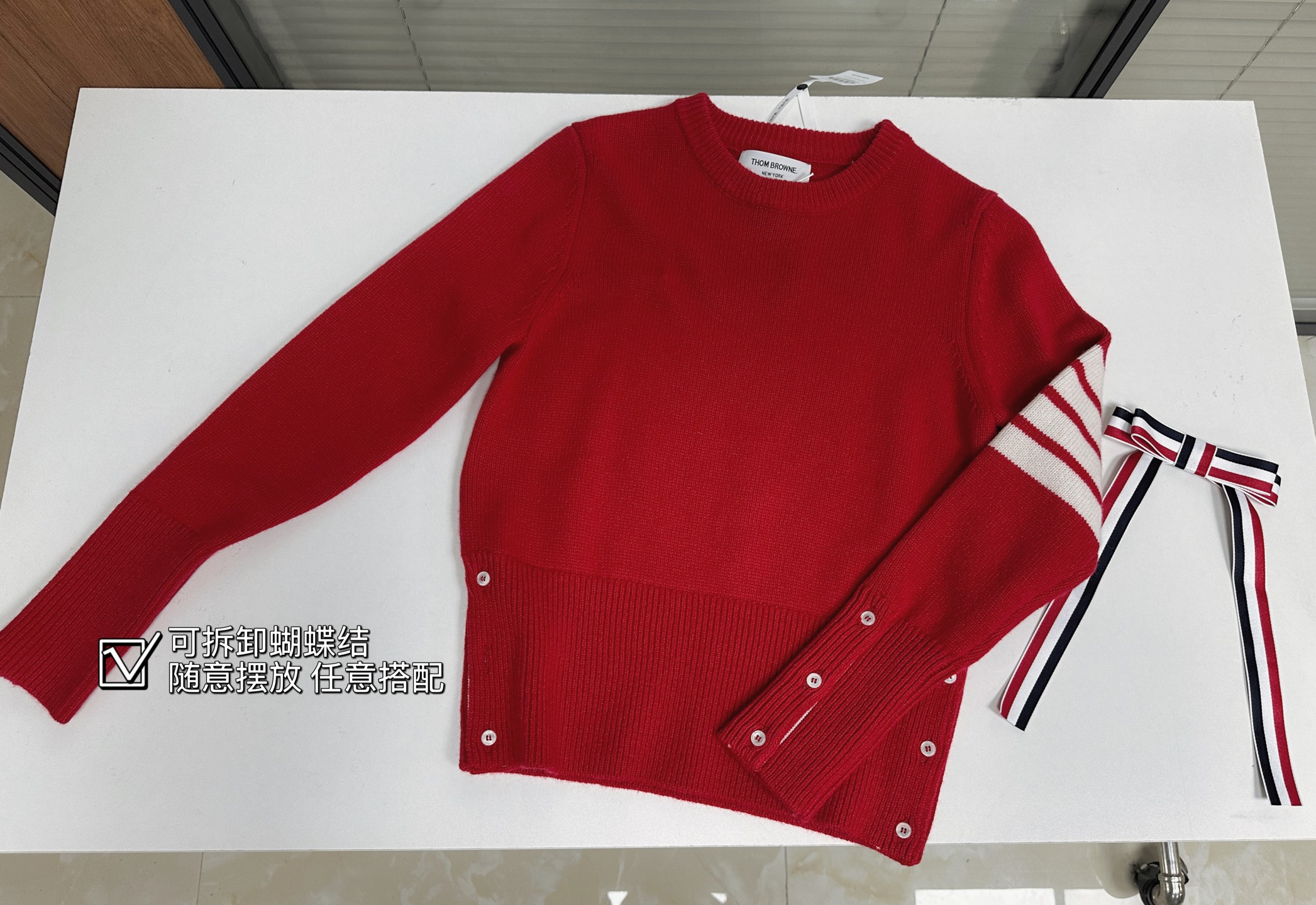 톰브라운 여성 니트 142999 Thom Browne Knit 상세 이미지 7