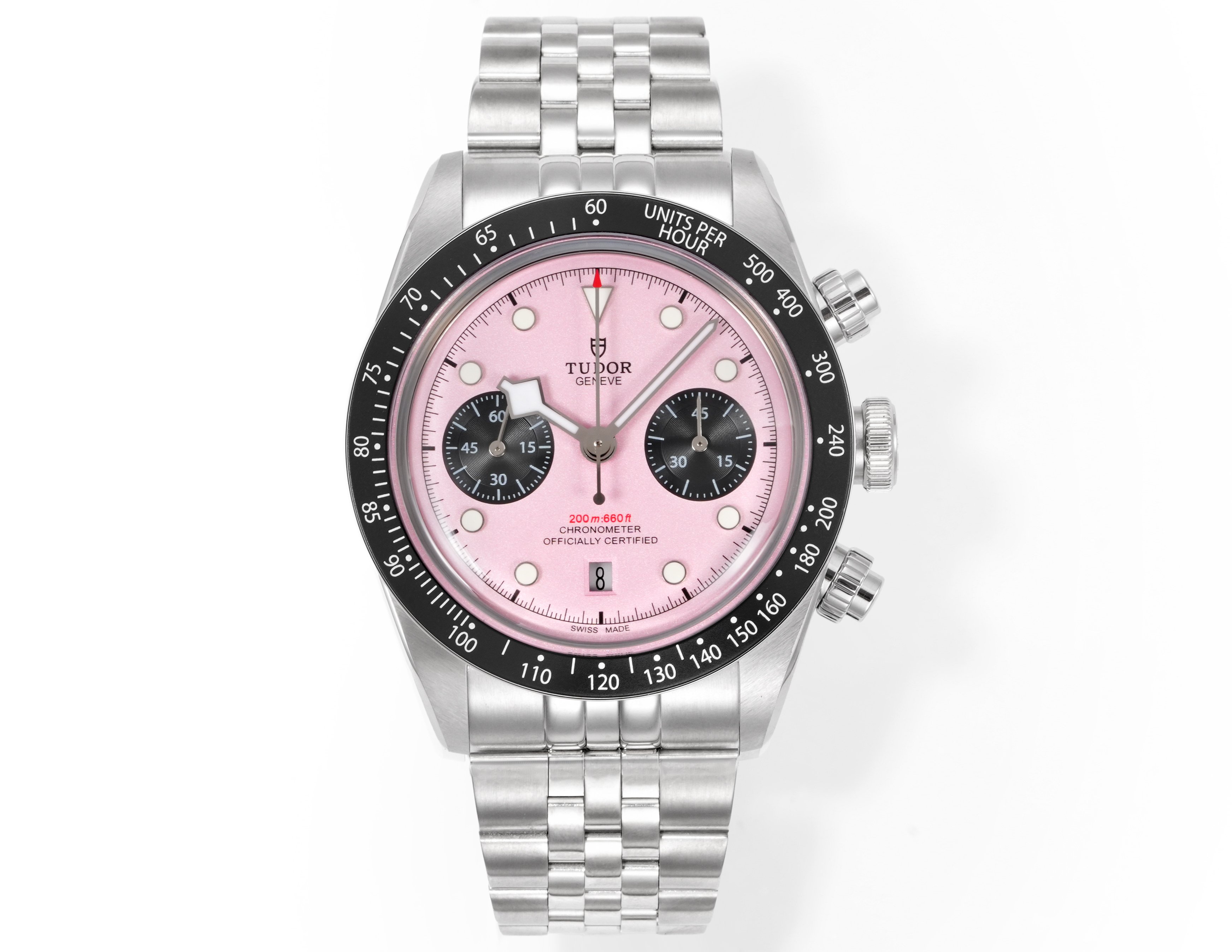 NO:850679,[Top-grade products from famous Swiss watches] Unified TW Factory Tudor TUDOR 2026 latest version of Black Bay Chrono (watch code 816T083, BlackBayChrono) - an exquisite balance of classic elements and modern innovation, it is a true 'Tudor graduation model'. The dial is carefully carved to be perfectly symmetrical, with clear lines, improving texture and beauty!  Made of frosted and polished 316L stainless steel!  Diameter 41MM!  The domed dial is perfectly restored one to one!  Tudor’s iconic snowflake hands are even more representative!  Equipped with a new multi-functional mechanical movement!  Perfect presentation of timing function!  The screw-in handle is waterproof, super luminous, high-end craftsmanship and high quality!  The appearance of the chronograph watch is full of personality, both sporty and fashionable!  ,19860909【名匠瑞表出品顶级】 统一 TW Factory 帝舵 TUDOR 2026最新版碧湾计时型(腕表编码816T083,BlackBayChrono)—经典元素与现代创新的精妙平衡,是真正意义上的“帝舵毕业款”. 细致刻画表盘完美对称,纹路清晰、提升质感与美感！采用磨砂及磨光316L精钢打造！直径41MM！圆拱形表盘一比一完美还原！帝舵标志性雪花指针, 更具代表！搭载全新多功能机械机芯！完美呈现计时功能！旋入式把头防水,超强夜光,高端工艺品质上乘！计时腕表的外观个性十足,兼备运动气息与时髦风尚！,,Watch